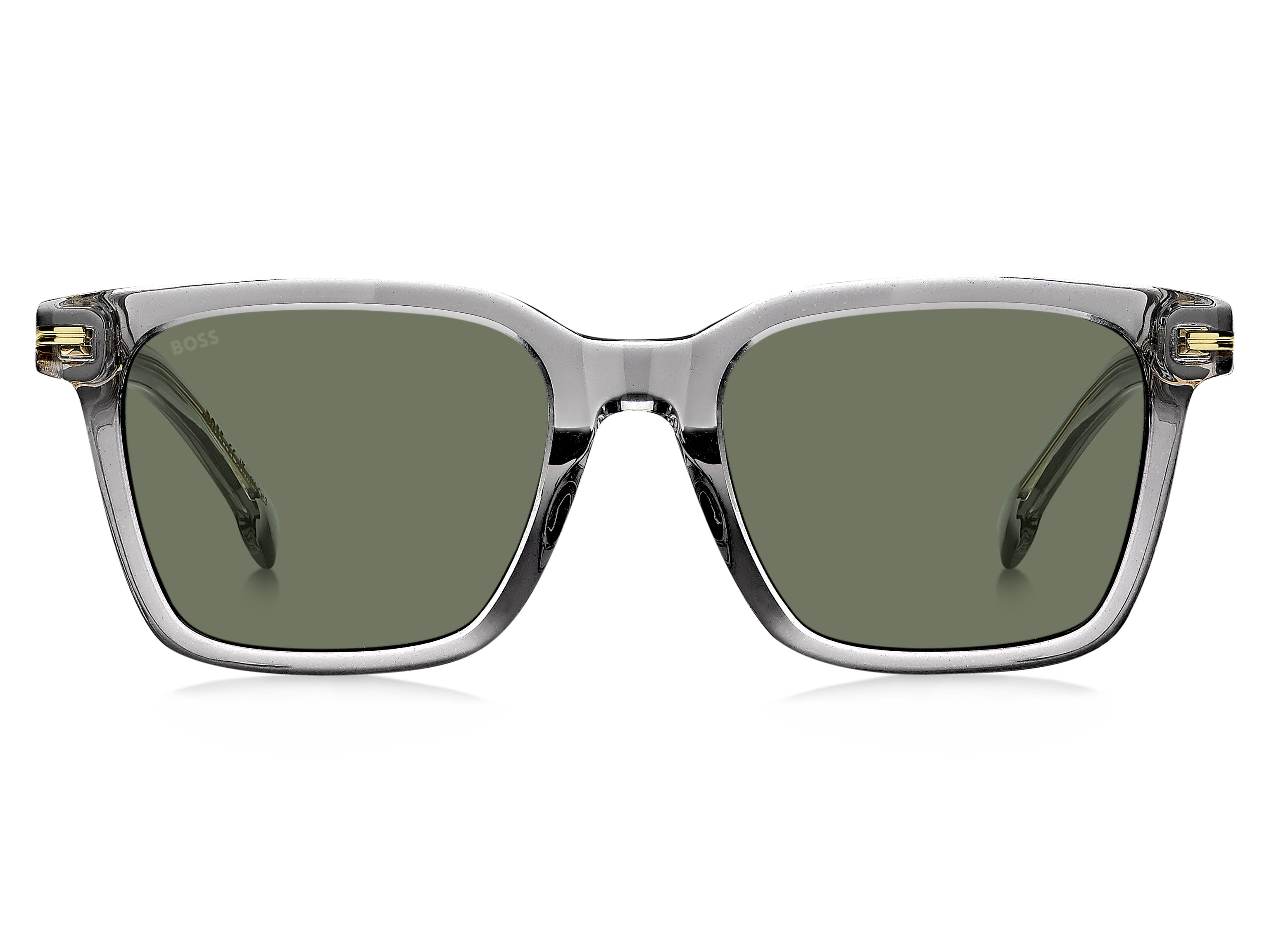 Hugo Boss BOSS 1540/F/SK Sunglass Transparent Grey Male Full Sunglass — Transparent Grey frame — view 2