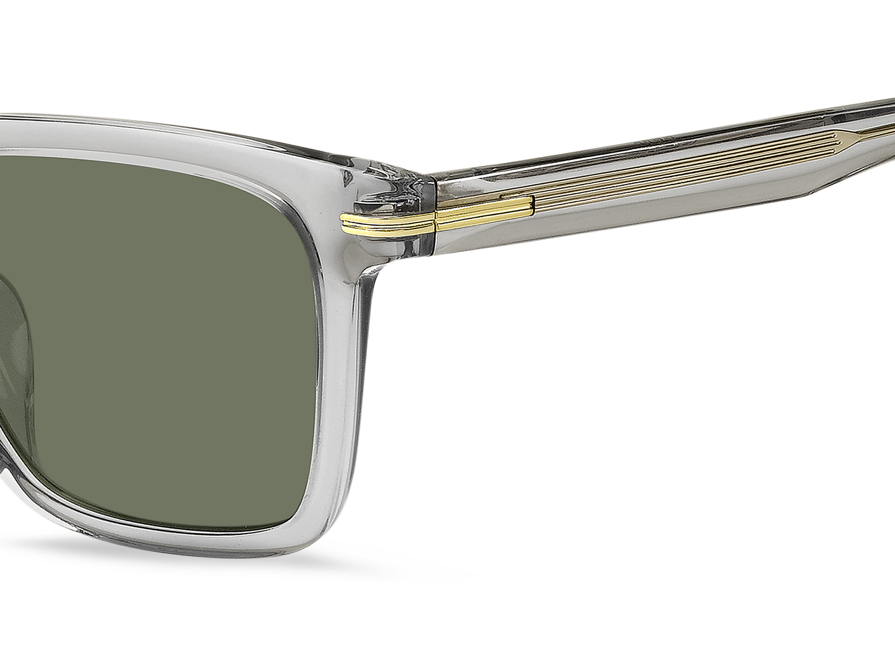 Hugo Boss BOSS 1540/F/SK Sunglass Transparent Grey Male Full Sunglass — Transparent Grey frame — view 3
