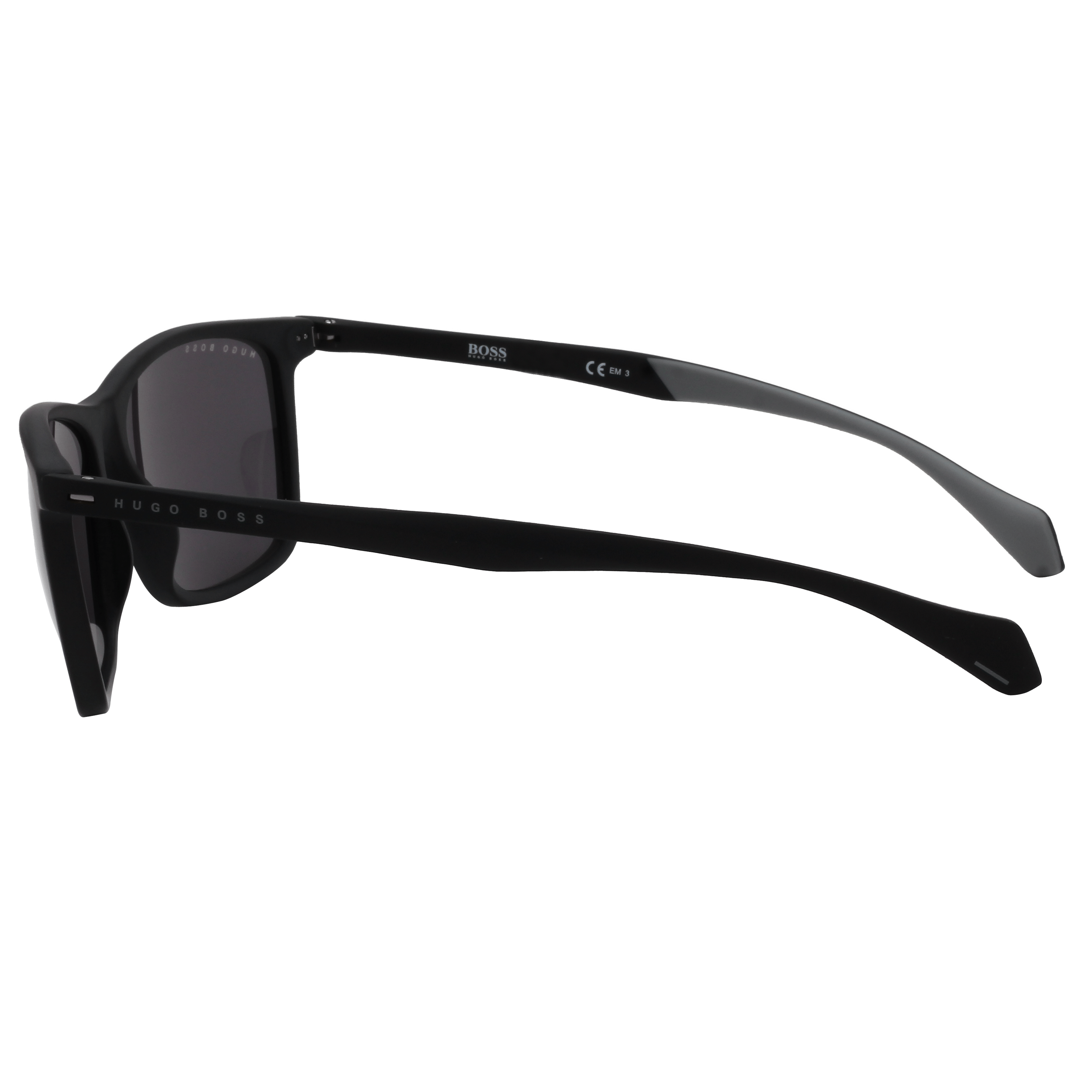 Hugo Boss BOSS 1078/S Sunglass Black Male Full Rubber Sunglass — Black frame — view 6