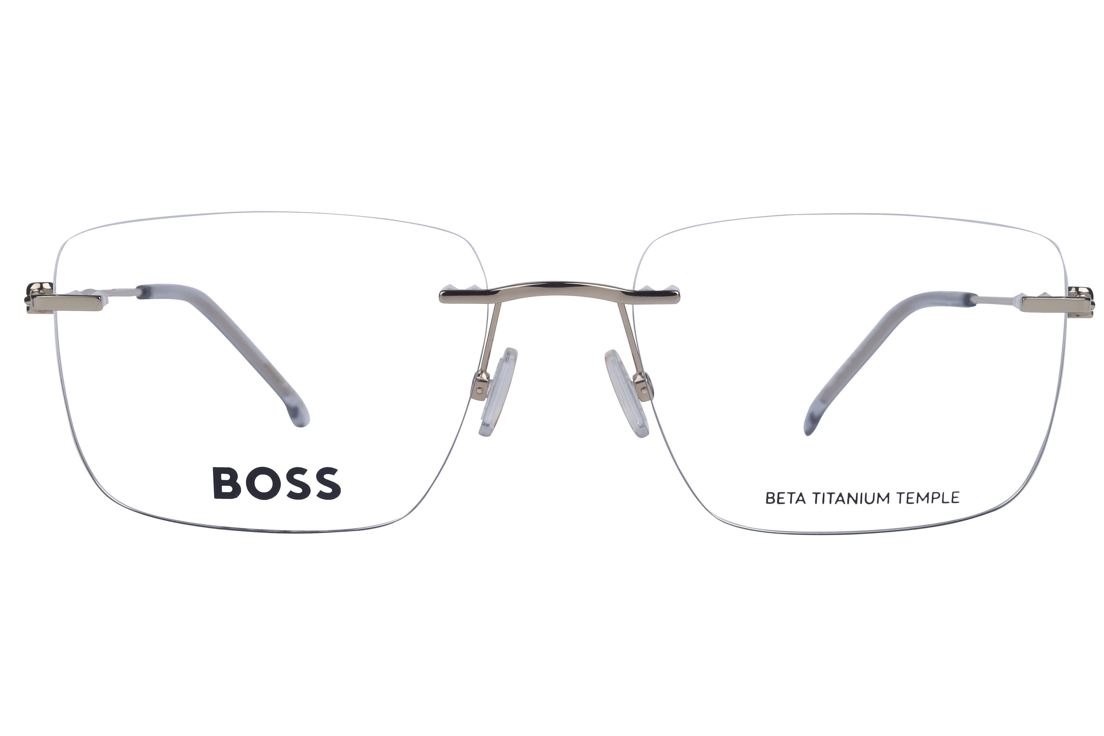 Hugo Boss BOSS 1706/F Frame Gold Male RimLess Titanium Frame — Gold frame — view 1
