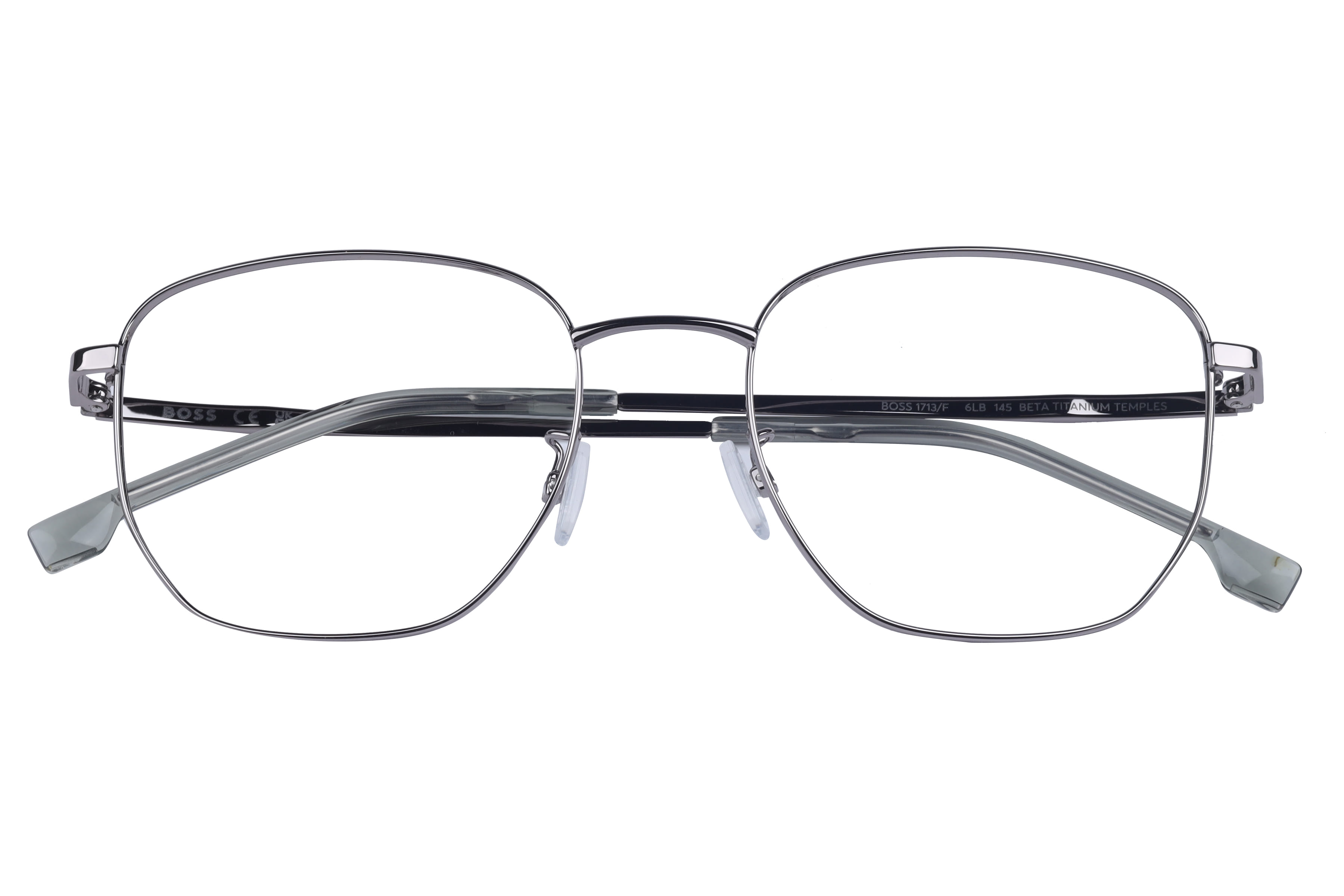 Hugo Boss BOSS 1713/F Frame Gun Metal Male Full Titanium Frame — Gun Metal frame — view 3