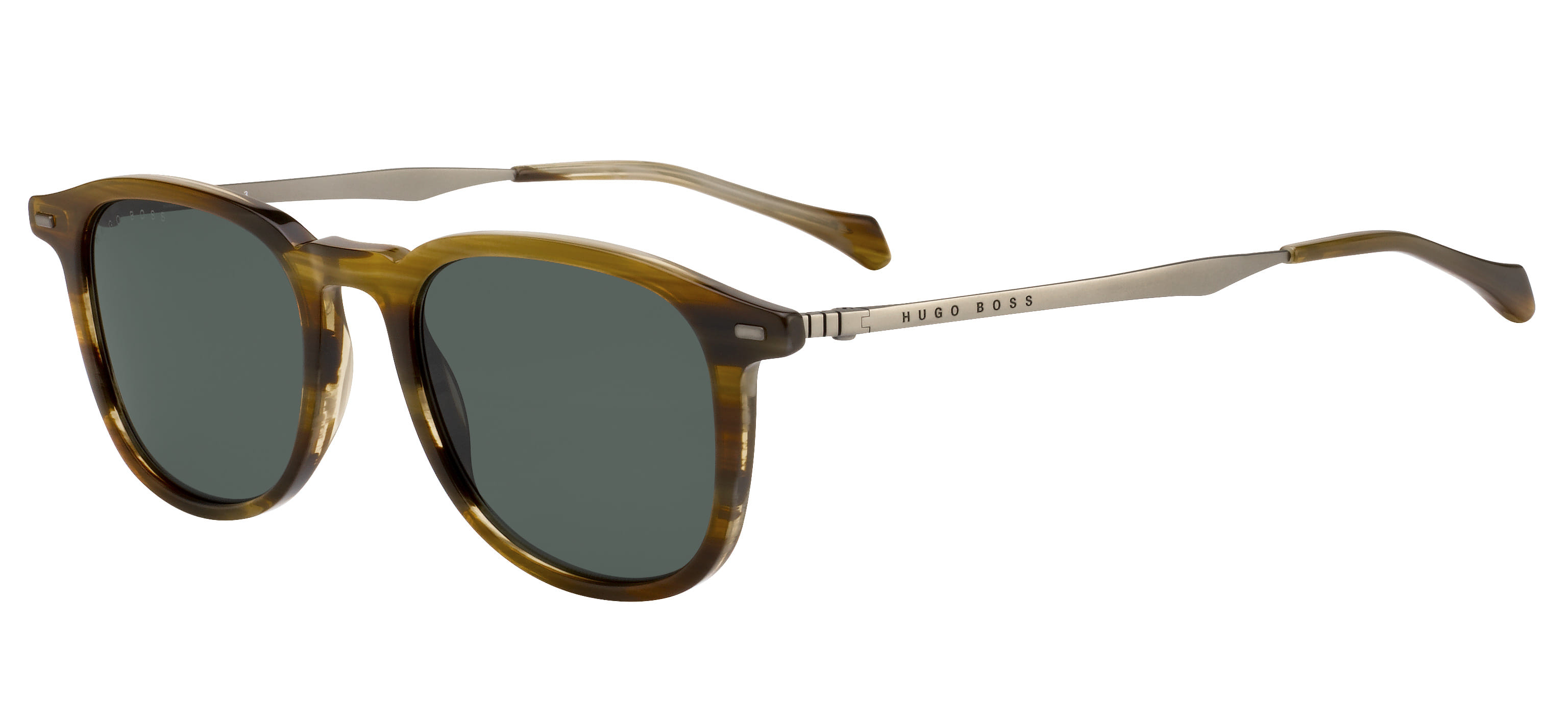 Hugo Boss BOSS 1094/S Sunglass Brown Male Full Titanium Sunglass — Brown frame — view 1