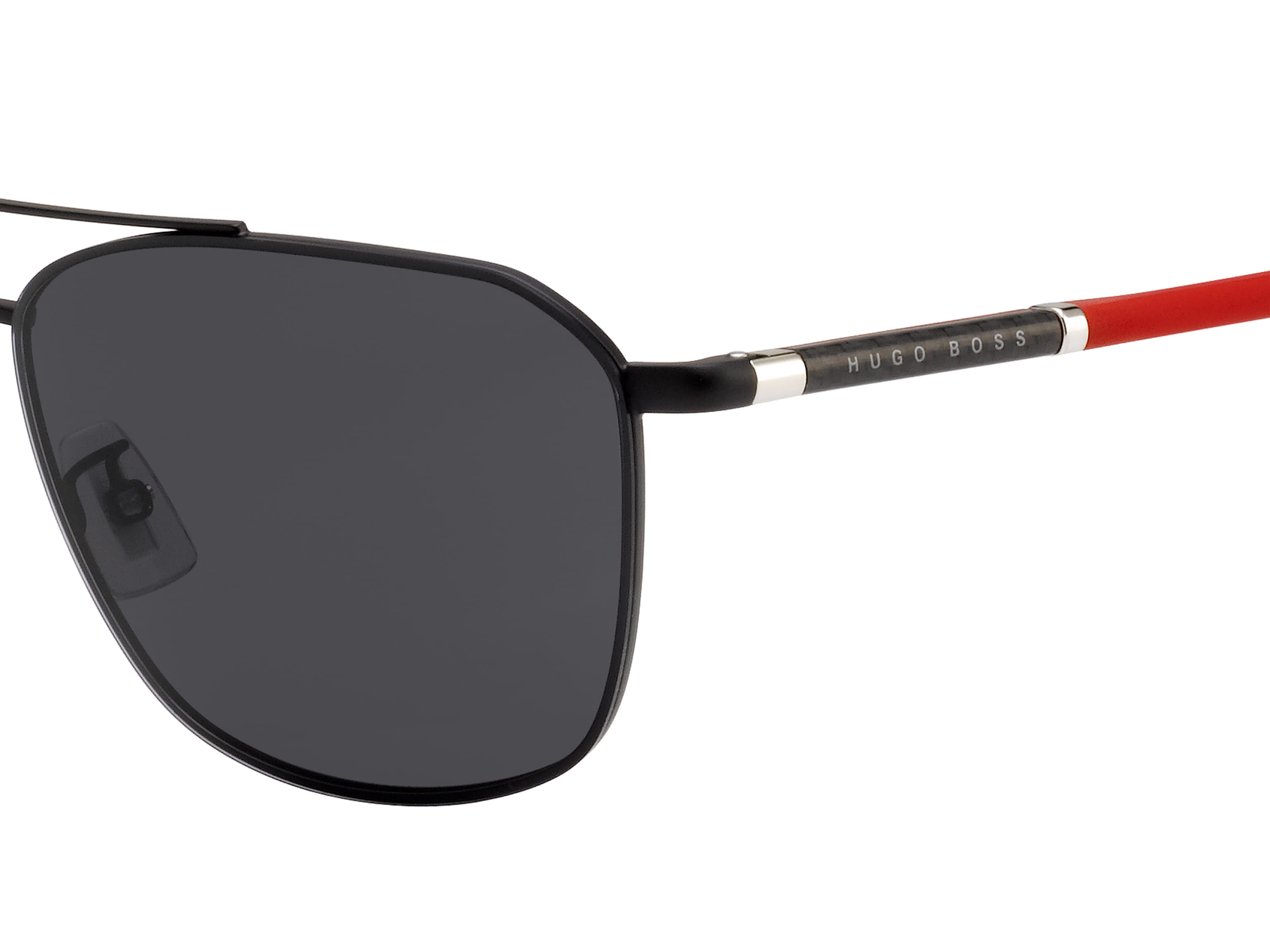Hugo Boss BOSS 1103/S Sunglass Black Male Full Rubber Sunglass — Black frame — view 3