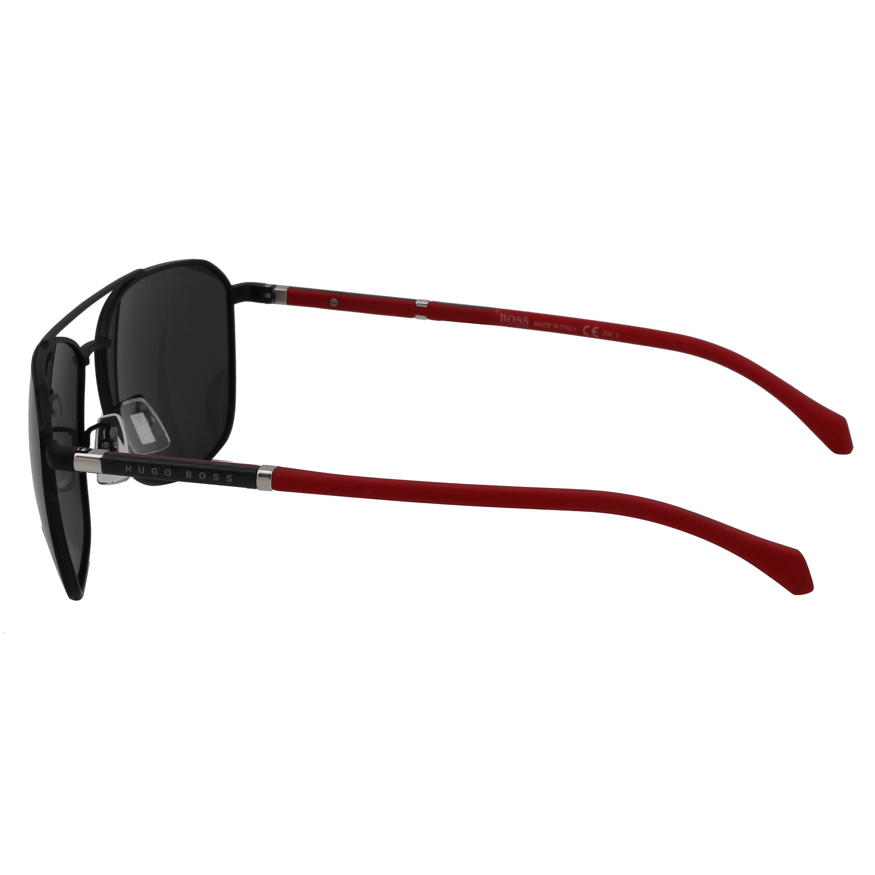 Hugo Boss BOSS 1103/S Sunglass Black Male Full Rubber Sunglass — Black frame — view 6