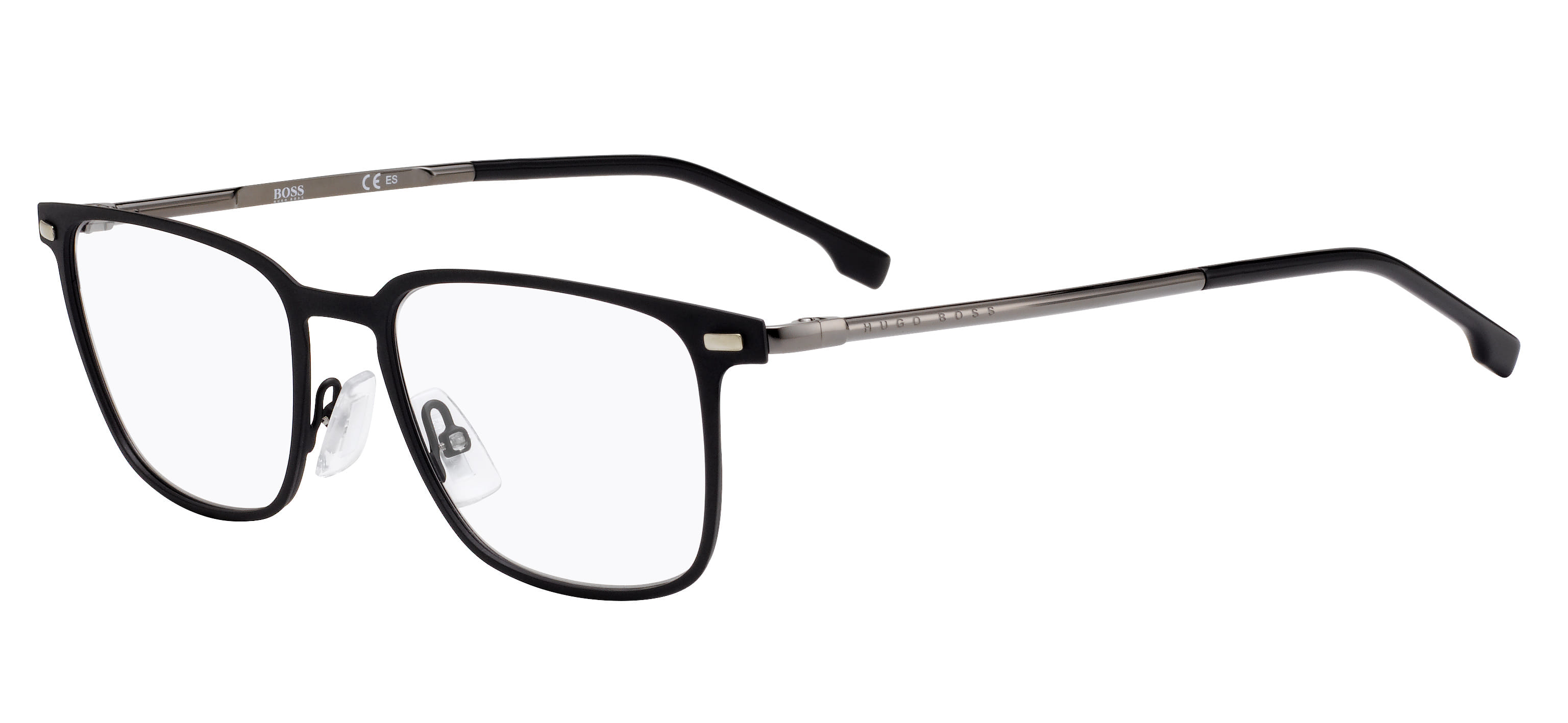 Hugo Boss BOSS 1021 Frame Black Male Full Stainless Steel Frame — Black frame — view 1