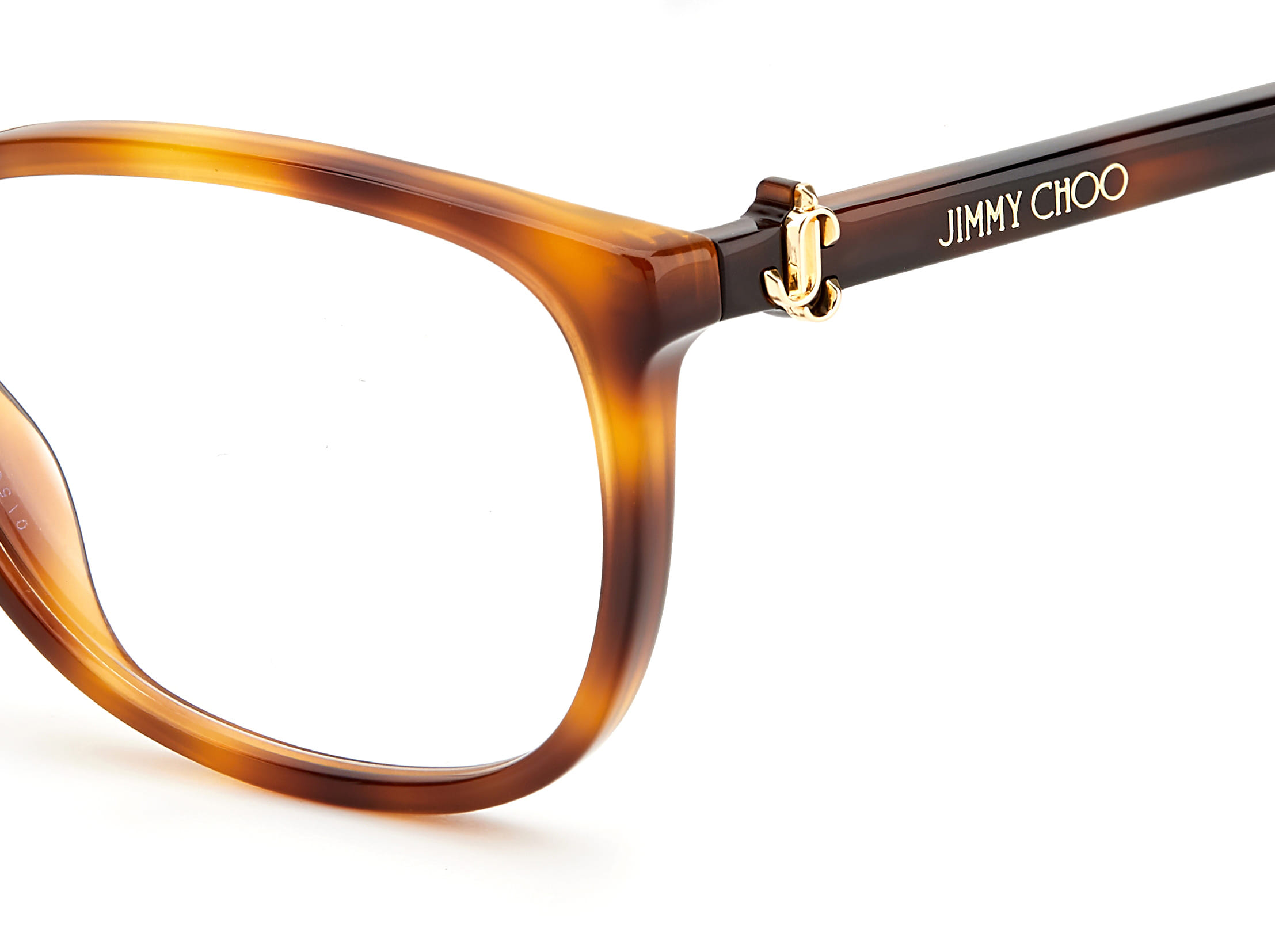 Jimmy Choo JC308 Frame Brown Female Full Shell Frame — Brown frame — view 3
