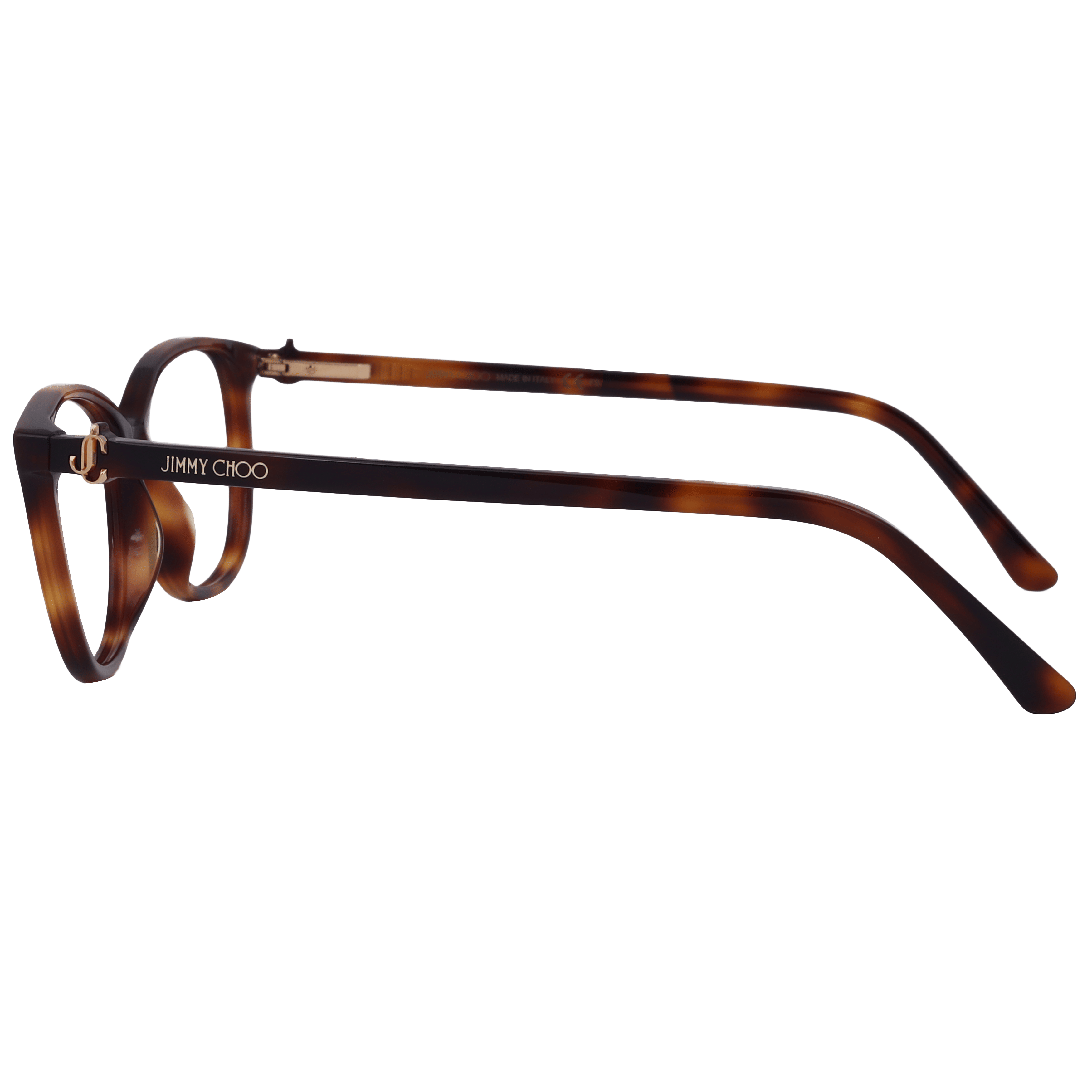 Jimmy Choo JC308 Frame Brown Female Full Shell Frame — Brown frame — view 6