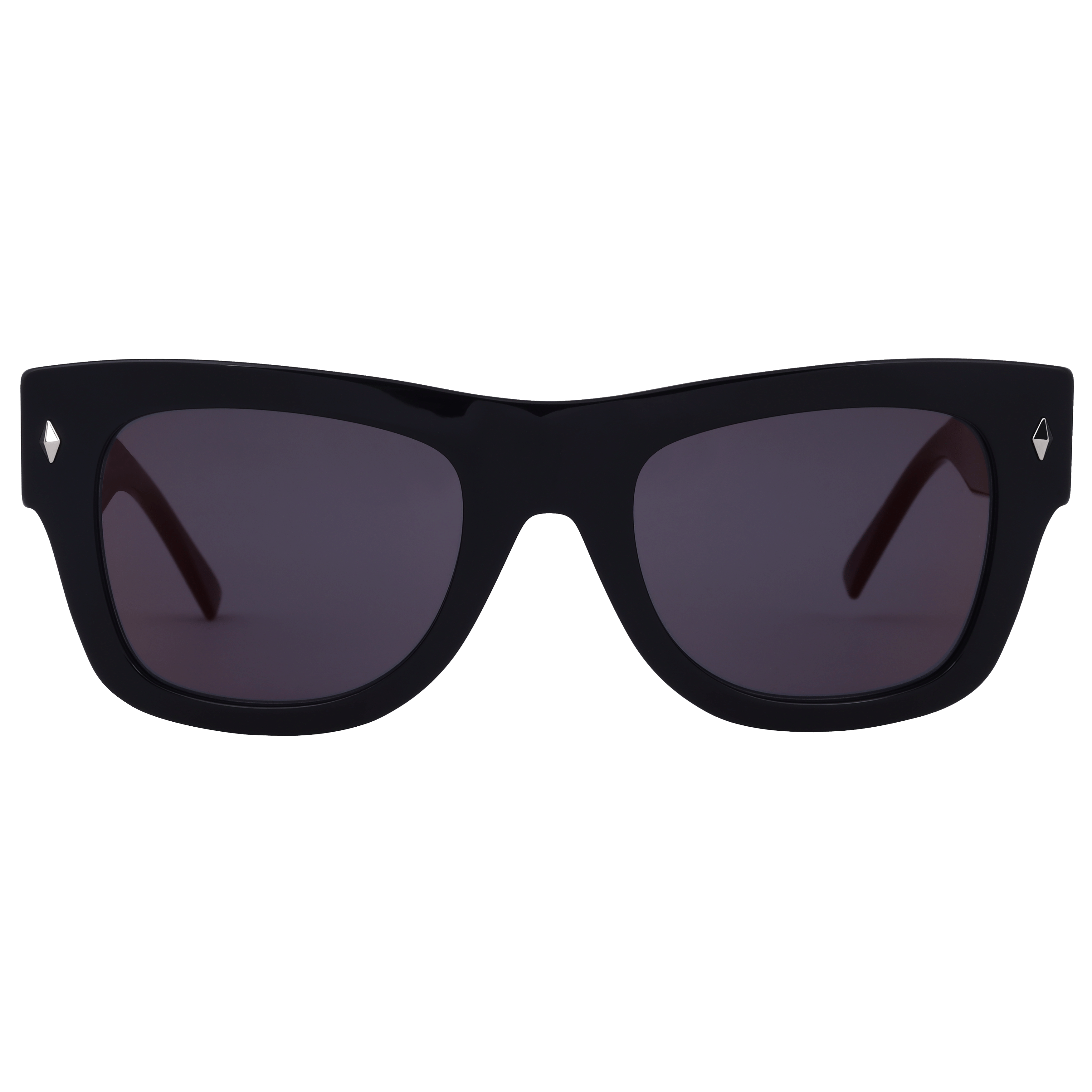 Jimmy Choo DUDE/S Sunglass Black Female Full Shell Sunglass — Black frame — view 2