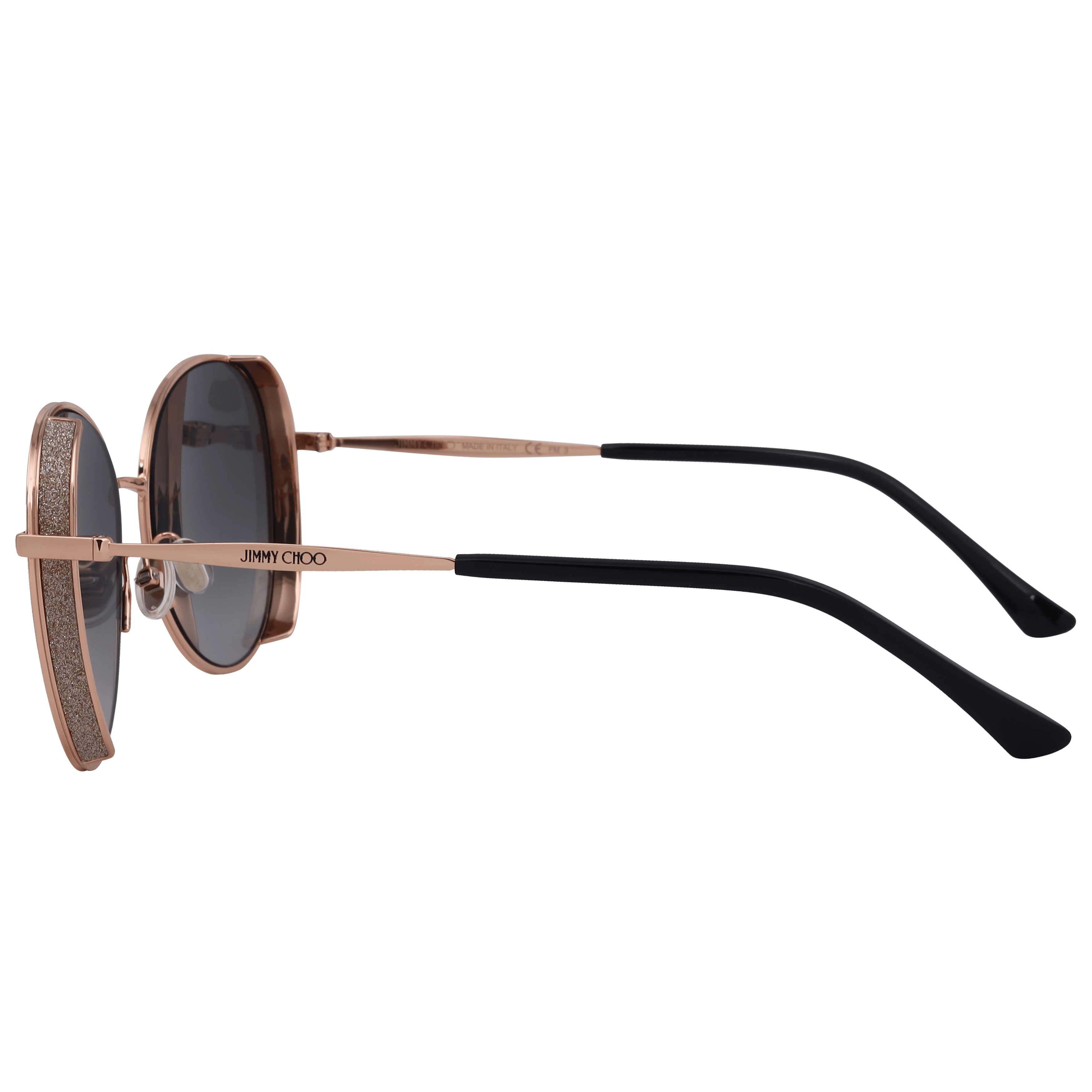 Jimmy Choo FELINE/S Sunglass Brown Female Full Metal Sunglass — view 6