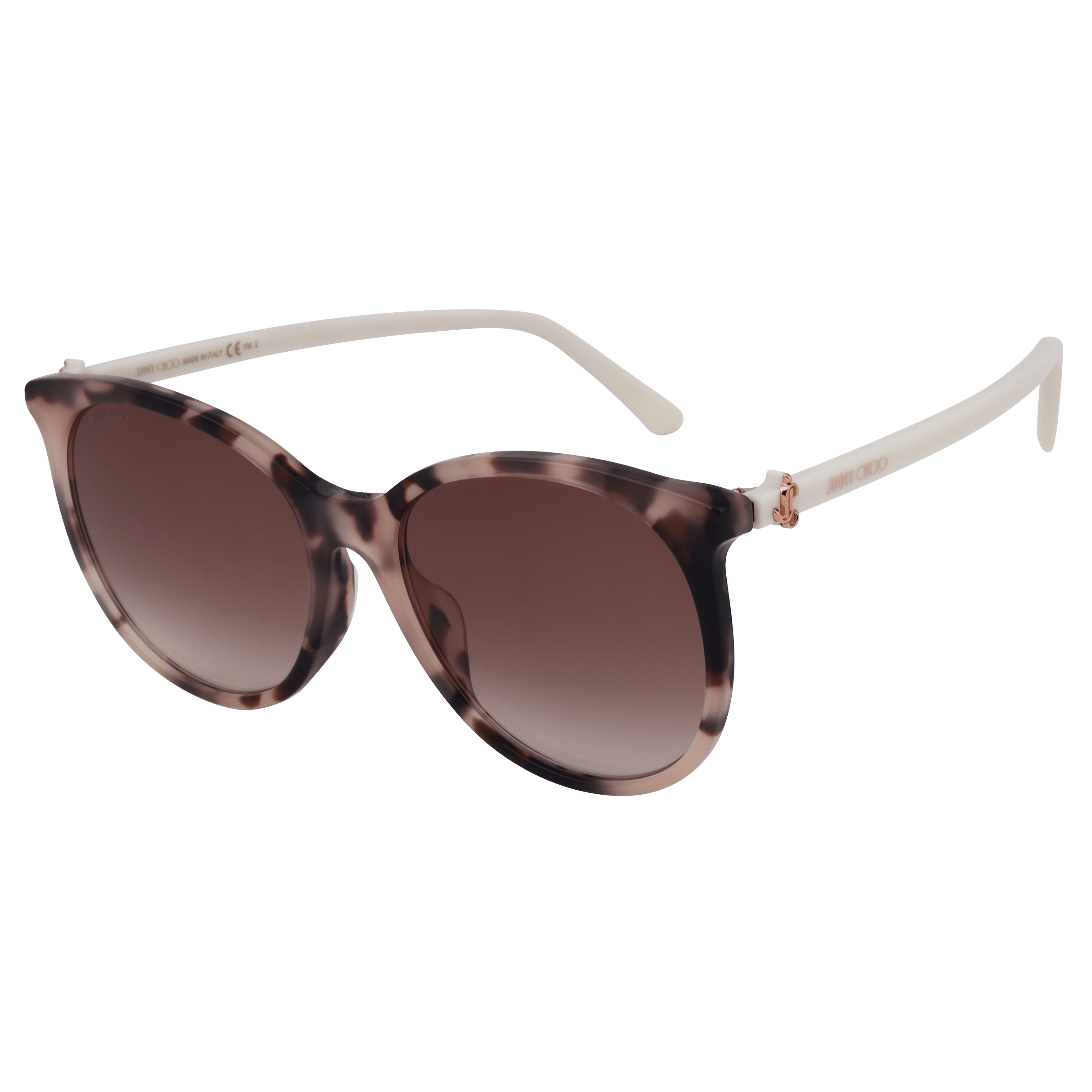 Jimmy Choo ILANA/F/SK Sunglass Brown Female Full Shell Sunglass — Brown frame — view 1