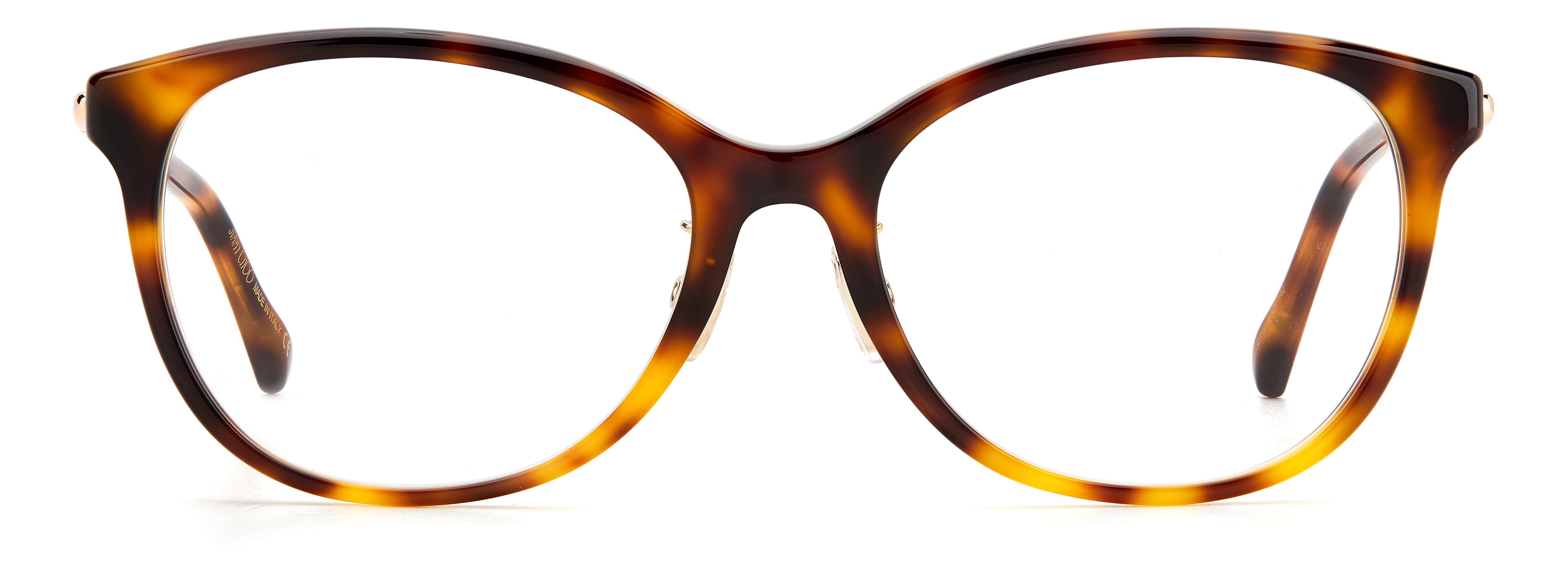 Jimmy Choo JC323/G Frame Brown Female Full Metal Frame — Brown frame — view 2