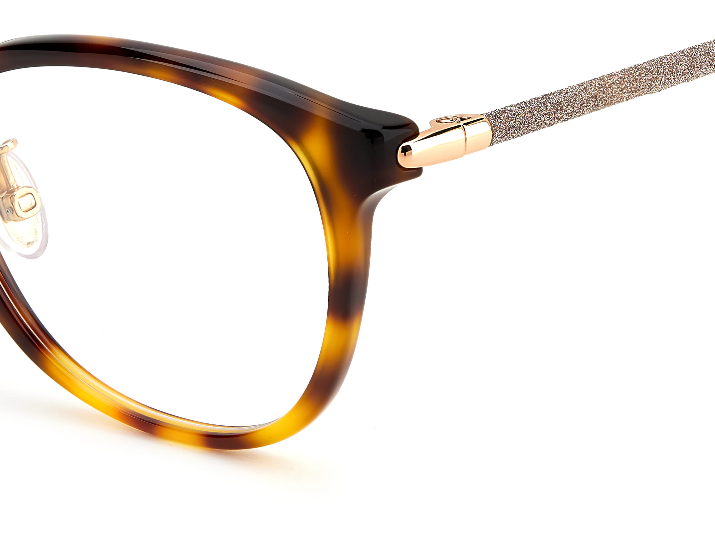 Jimmy Choo JC323/G Frame Brown Female Full Metal Frame — Brown frame — view 3