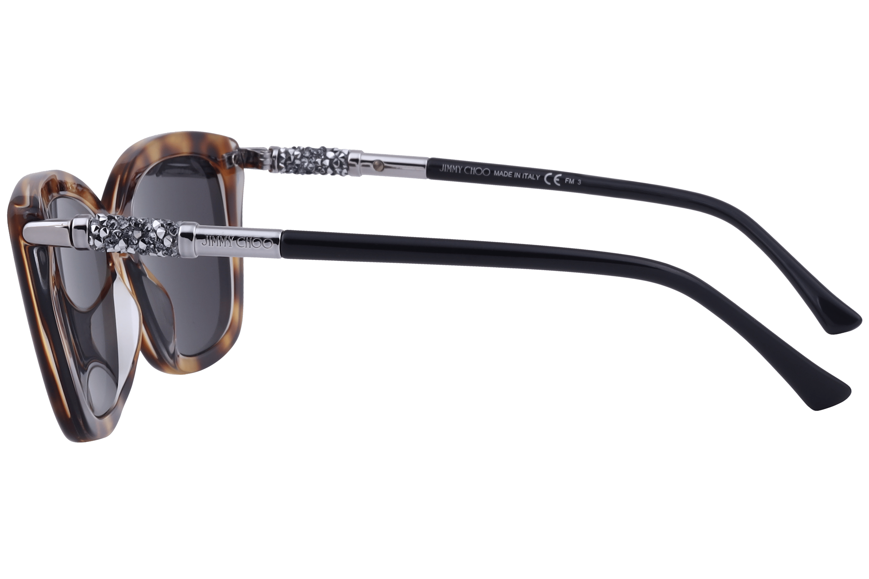Jimmy Choo ADAH/S Sunglass Brown Female Full Shell Sunglass — Brown frame — view 5