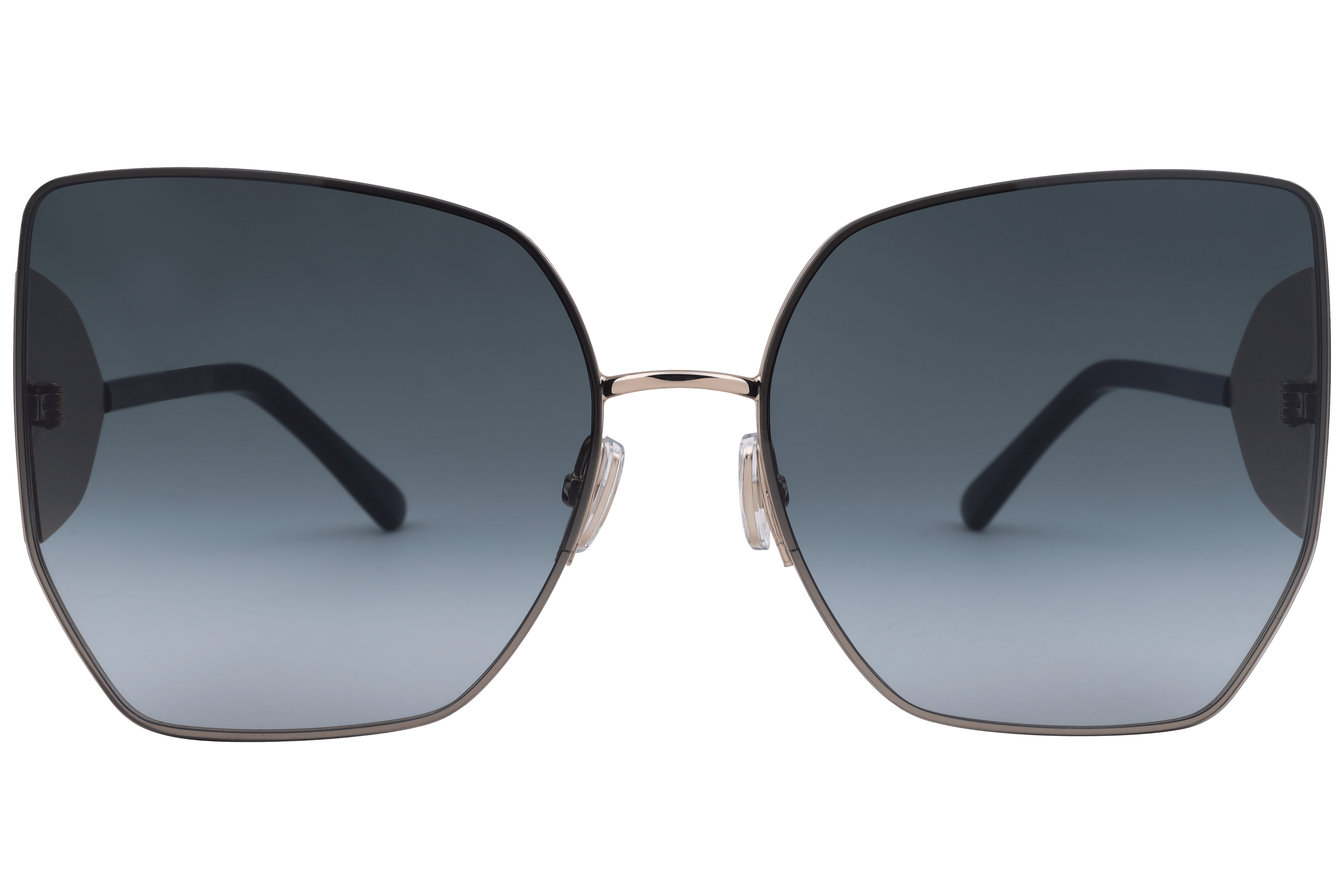 Jimmy Choo RIVER/S Sunglass Gold Female Full Metal Sunglass — Gold frame — view 4