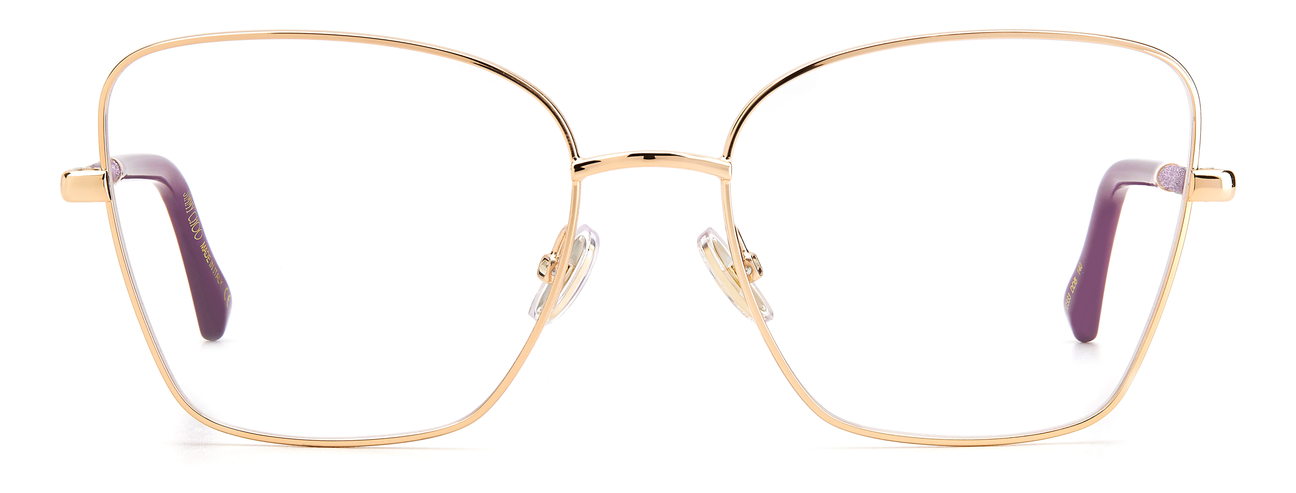 Jimmy Choo JC333 Frame Gold Female Full Metal — Gold frame