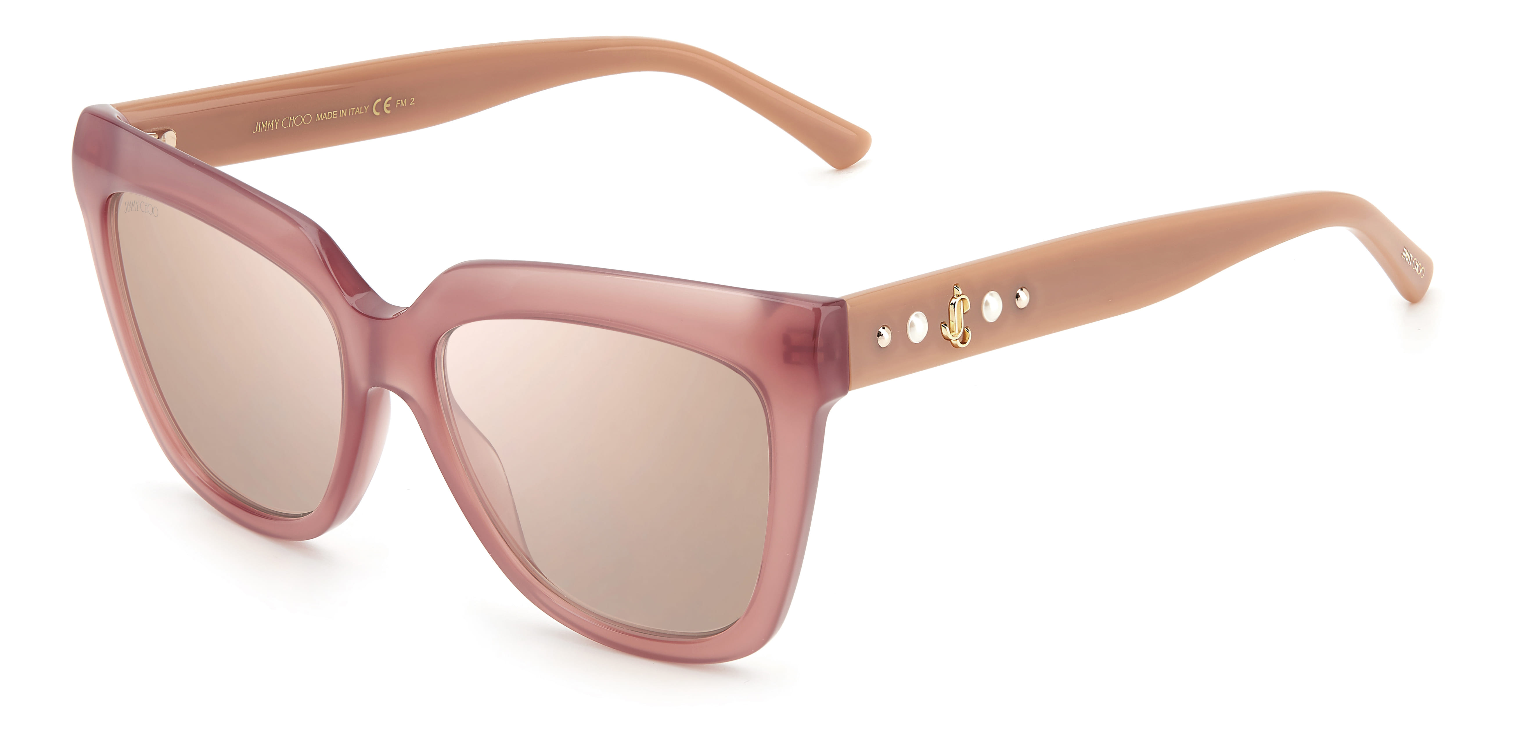 Jimmy Choo JULIEKA/S Sunglass Brown Female Full Shell Sunglass — Brown frame — view 1