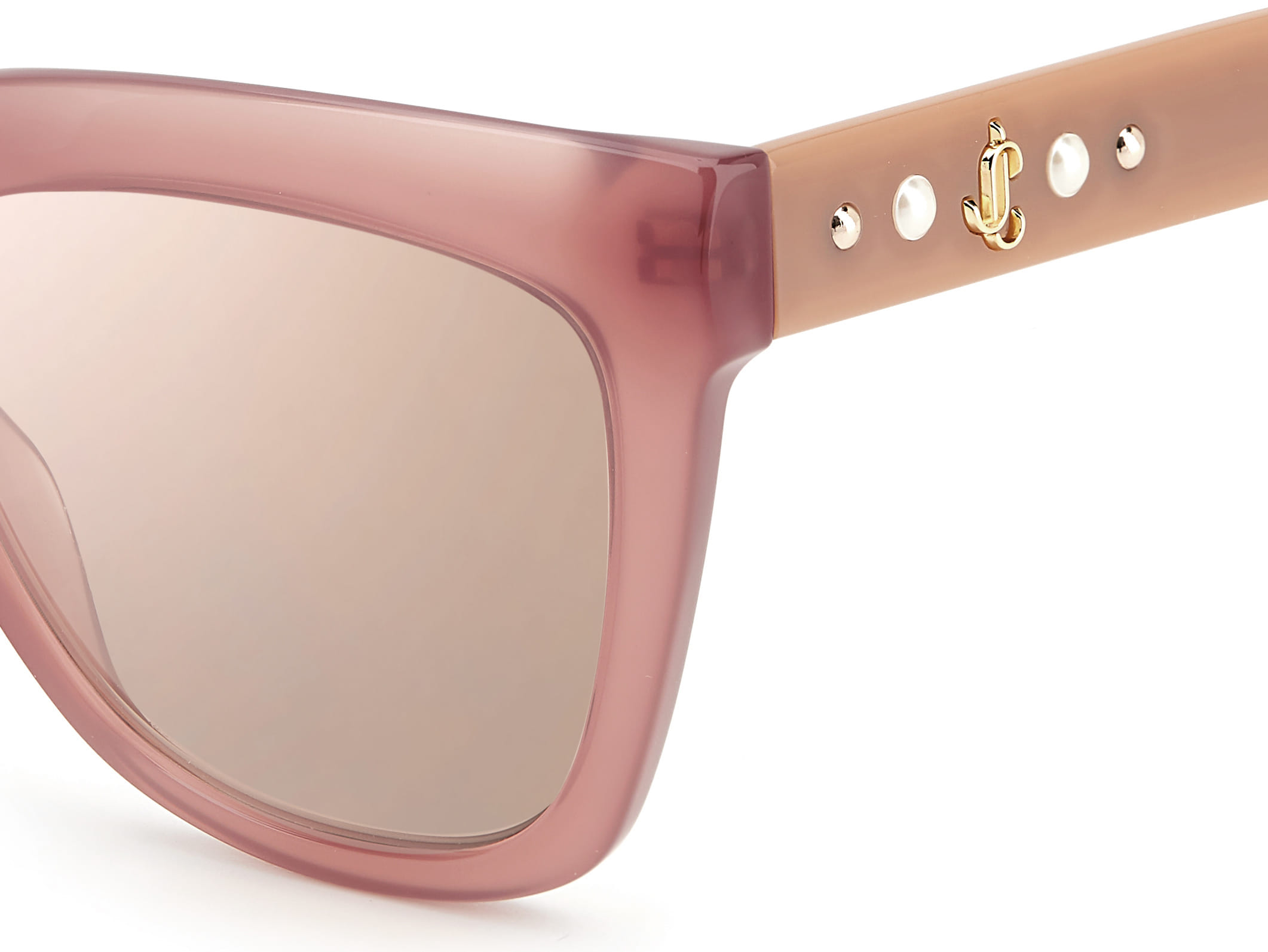 Jimmy Choo JULIEKA/S Sunglass Brown Female Full Shell Sunglass — Brown frame — view 3