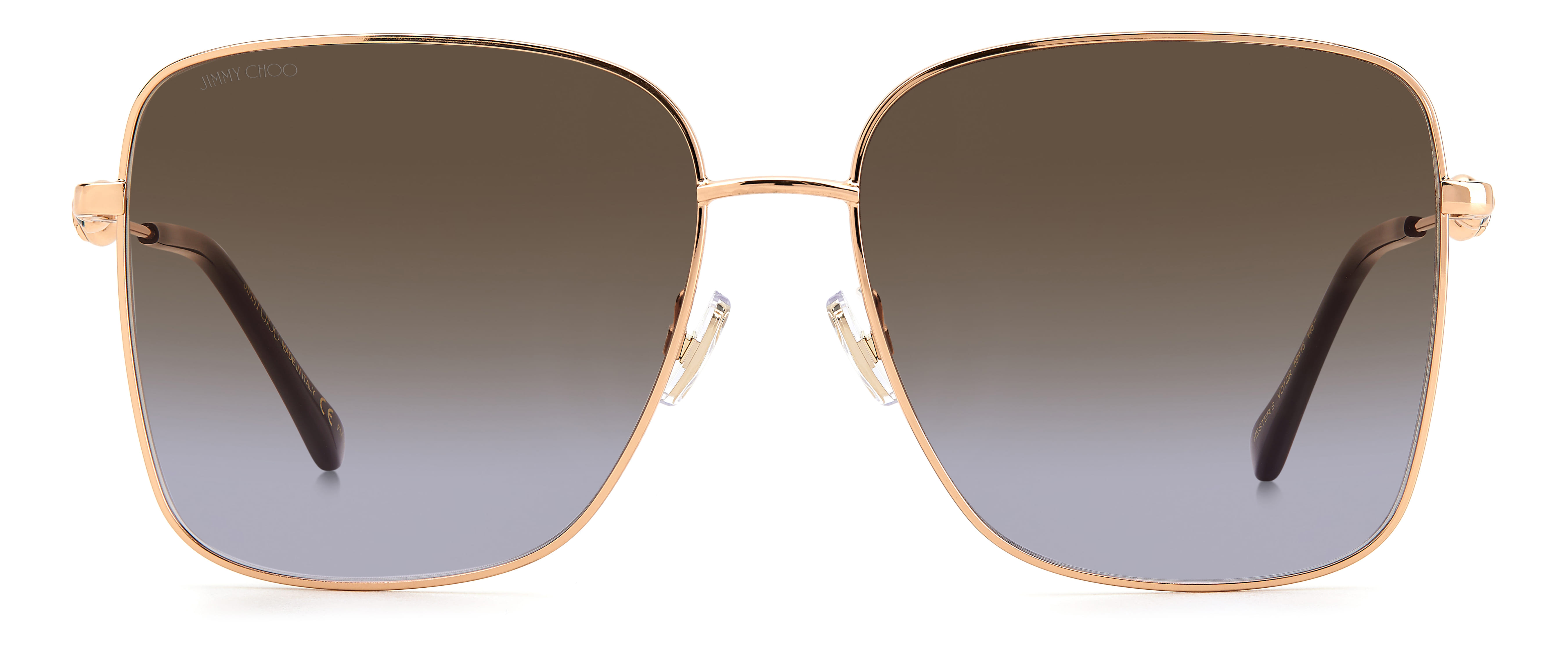 Jimmy Choo HESTER/S Sunglass Gold Female Full Metal