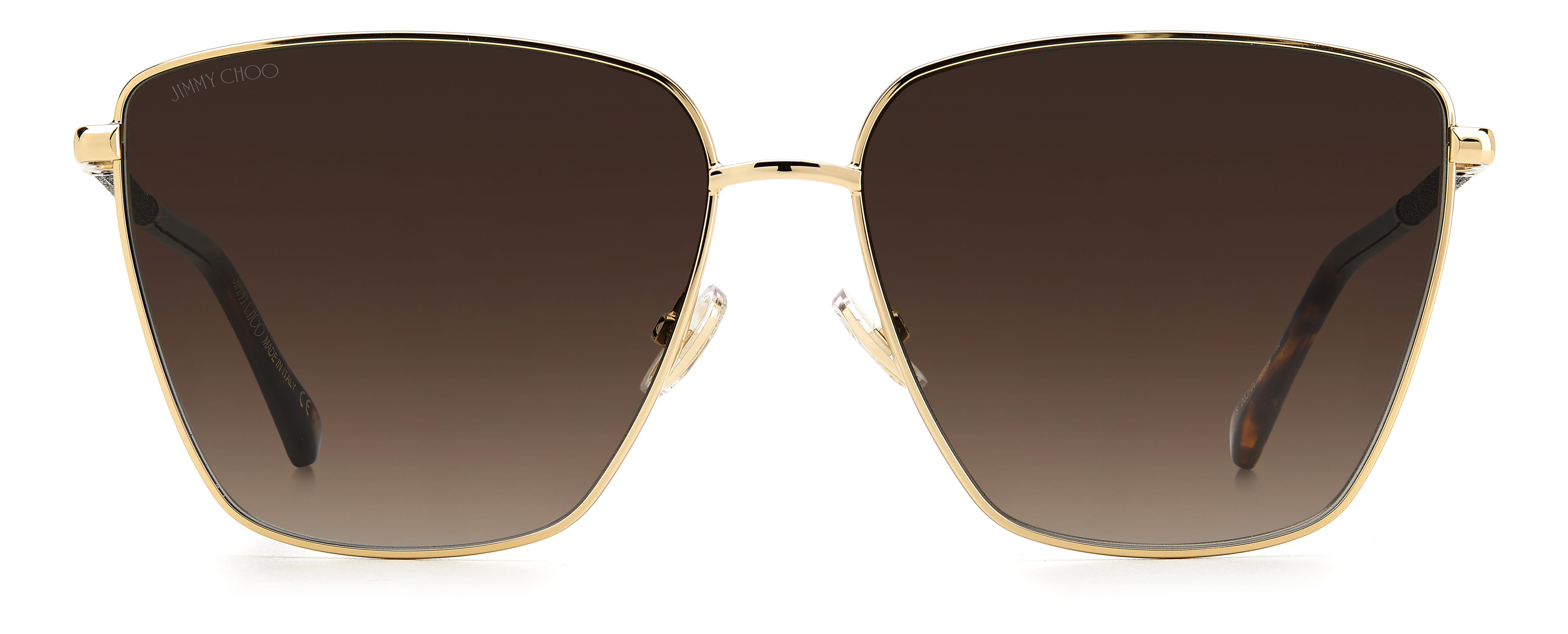 Jimmy Choo LAVI/S Sunglass Gold Female Full Metal — Gold frame