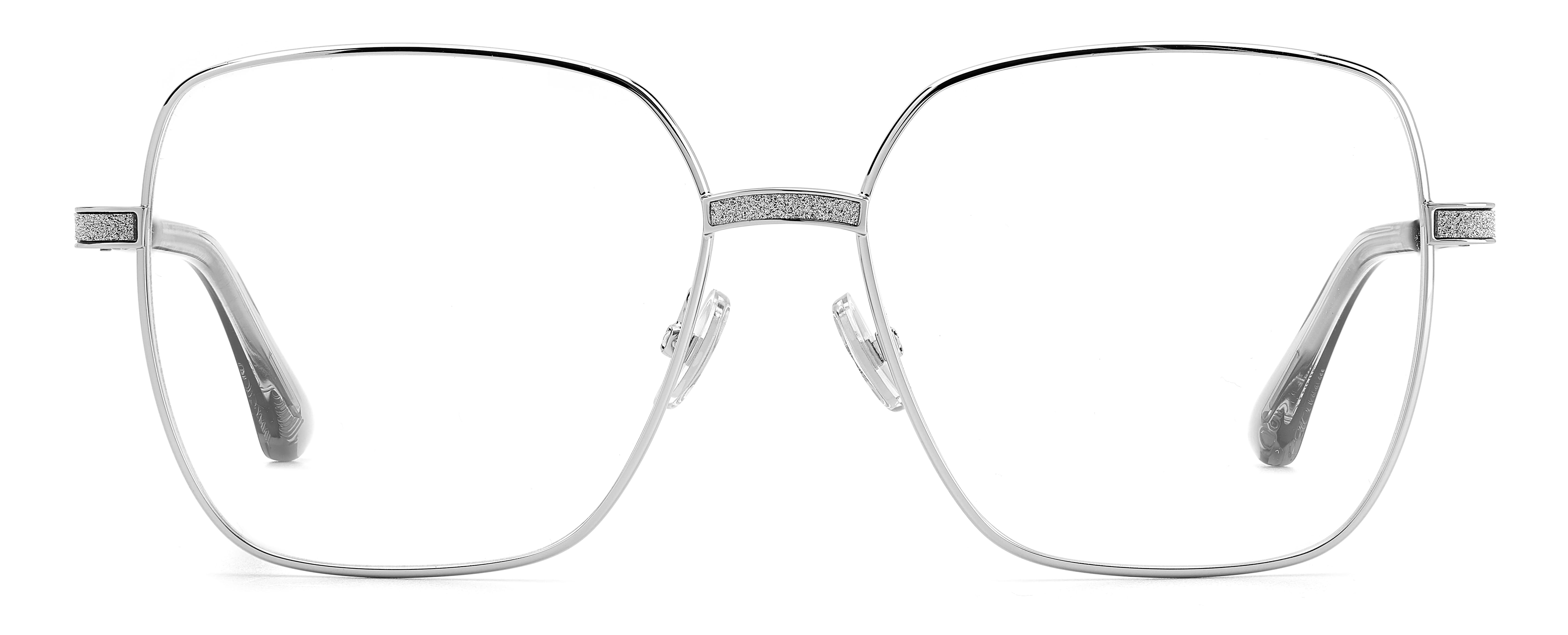 Jimmy Choo JC354 Frame Silver Female Full Metal — Silver frame