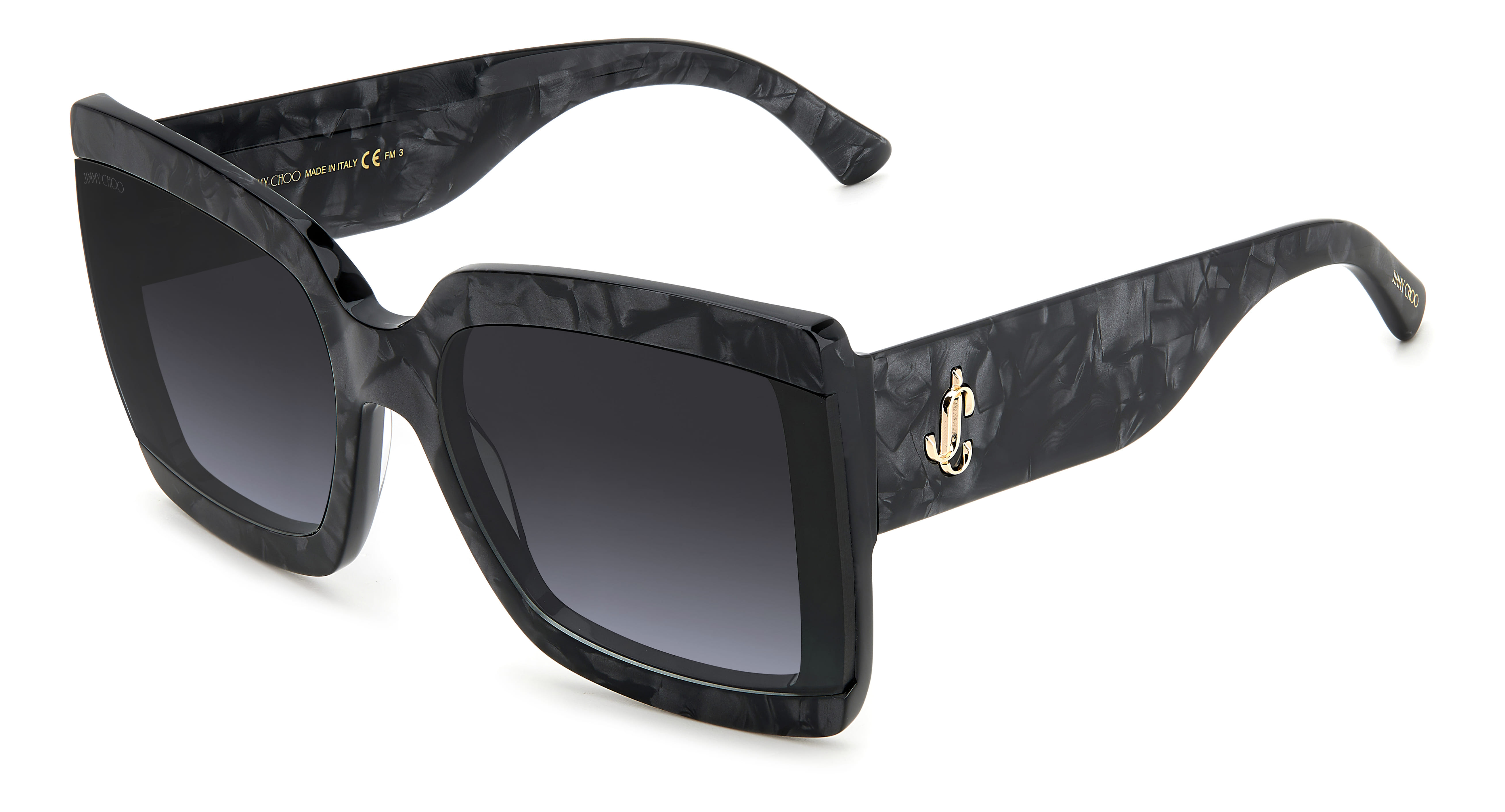 Jimmy Choo RENEE/S Sunglass Grey Female Full Shell Sunglass — Grey frame — view 1