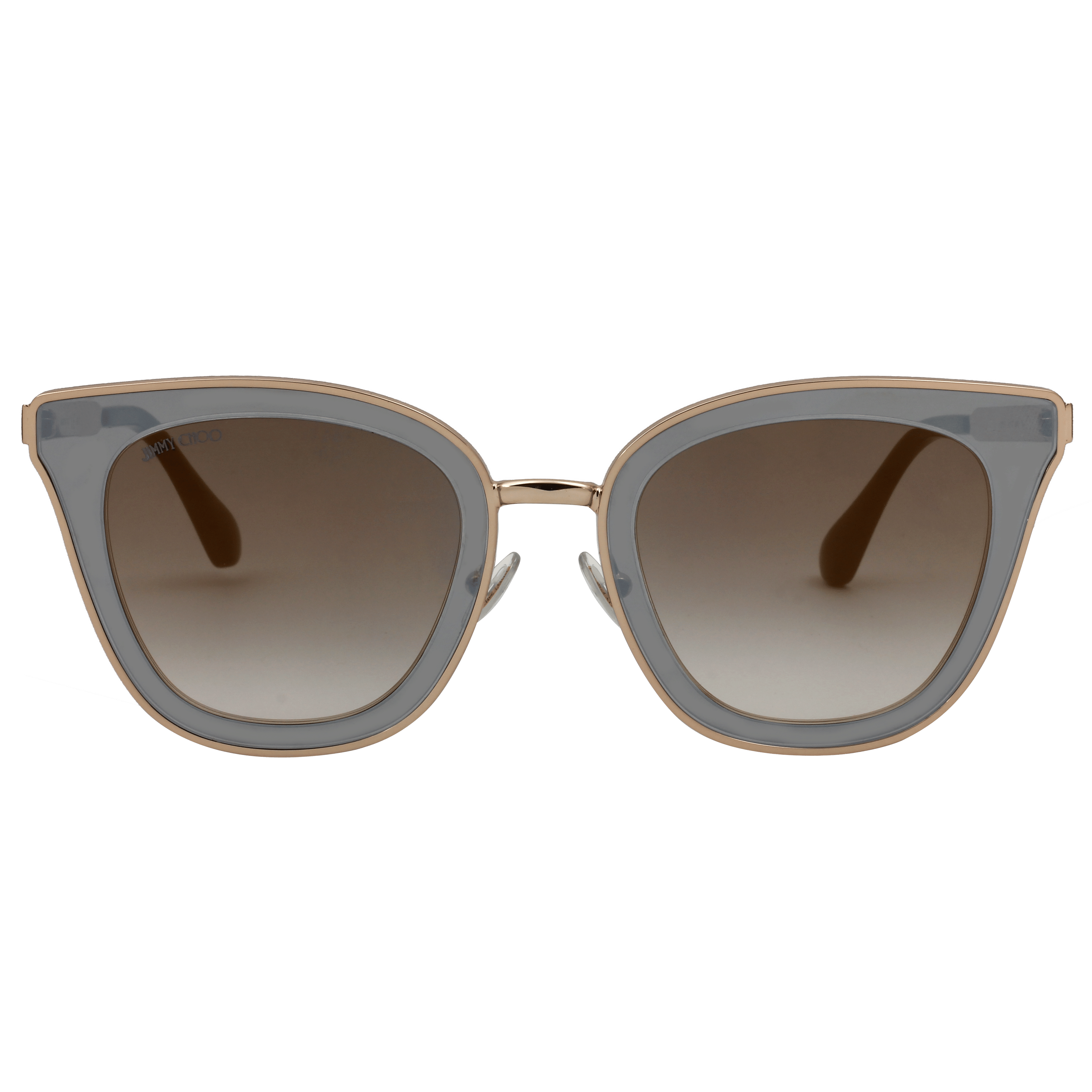 Jimmy Choo LORY/S Sunglass Gold Female Full Metal Sunglass — Gold frame — view 5