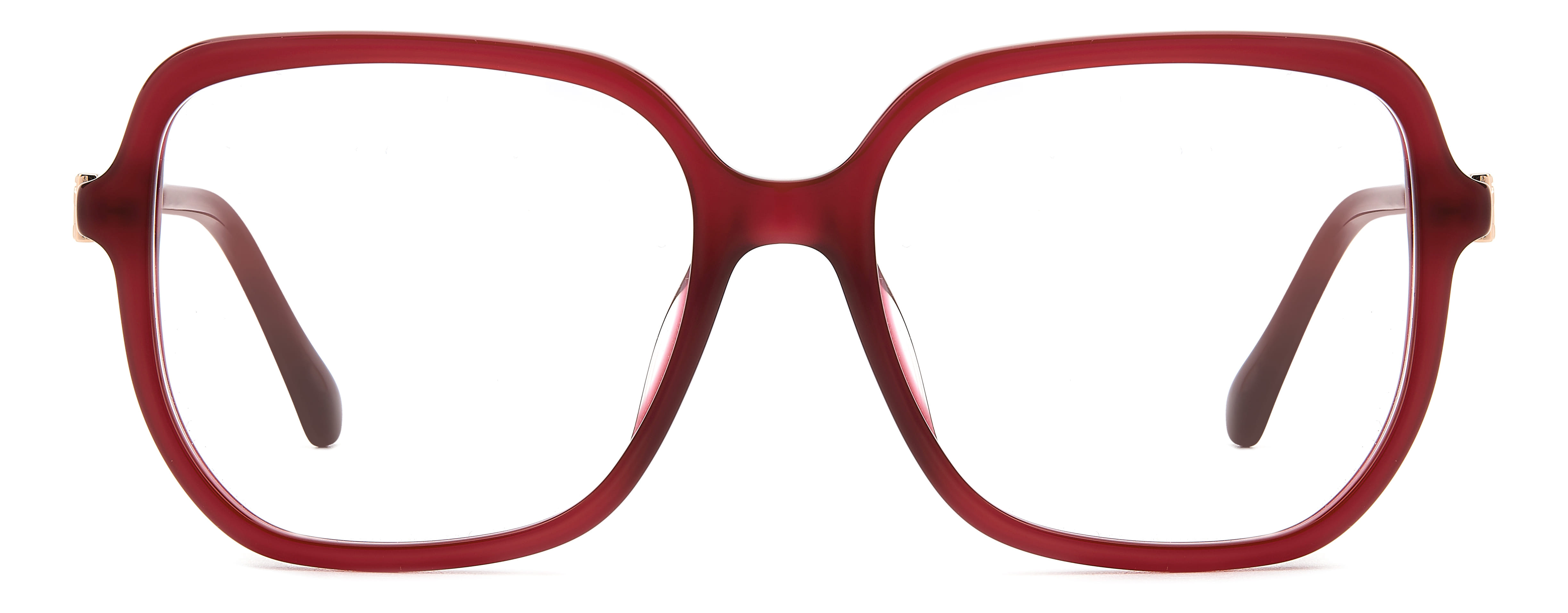 Jimmy Choo JC376/G Frame Maroon Female Full Metal — Maroon frame