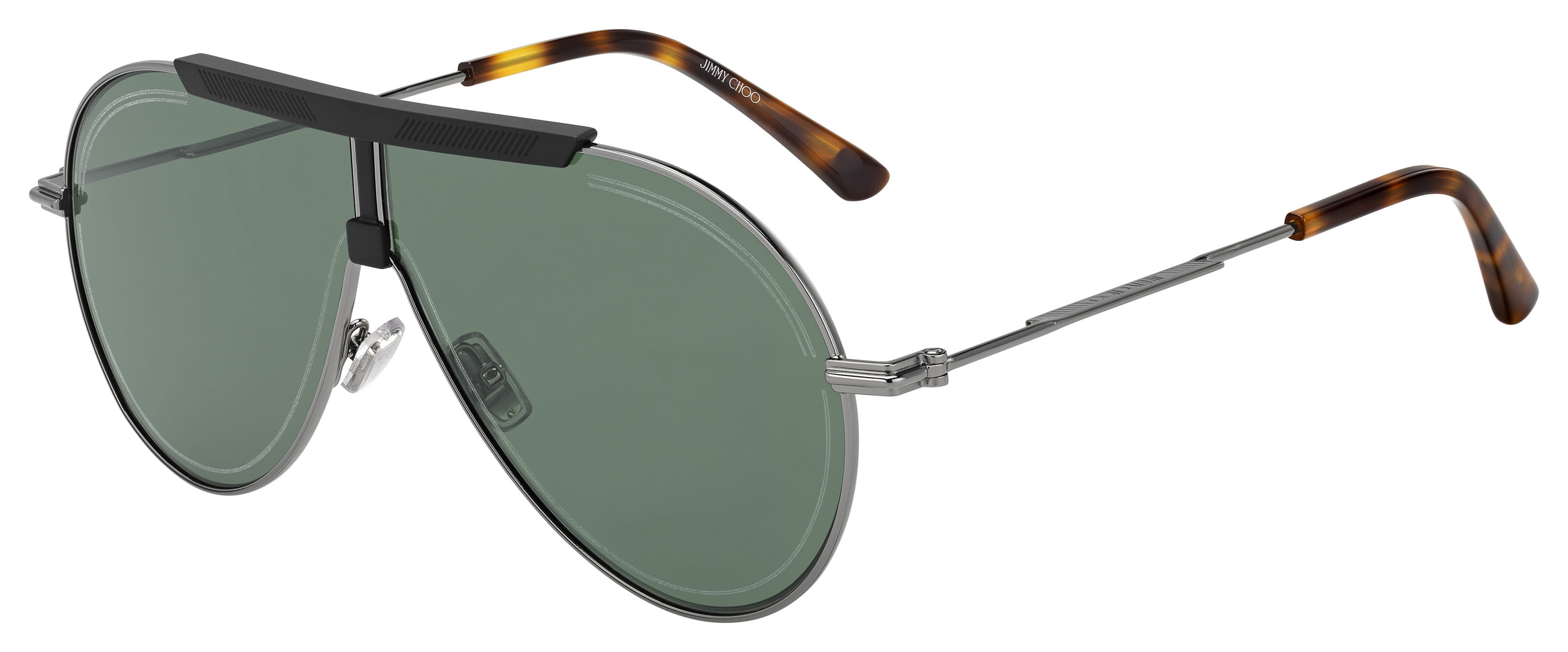Jimmy Choo EDDY/S Sunglass Grey Male Full Metal Sunglass — Grey frame — view 1
