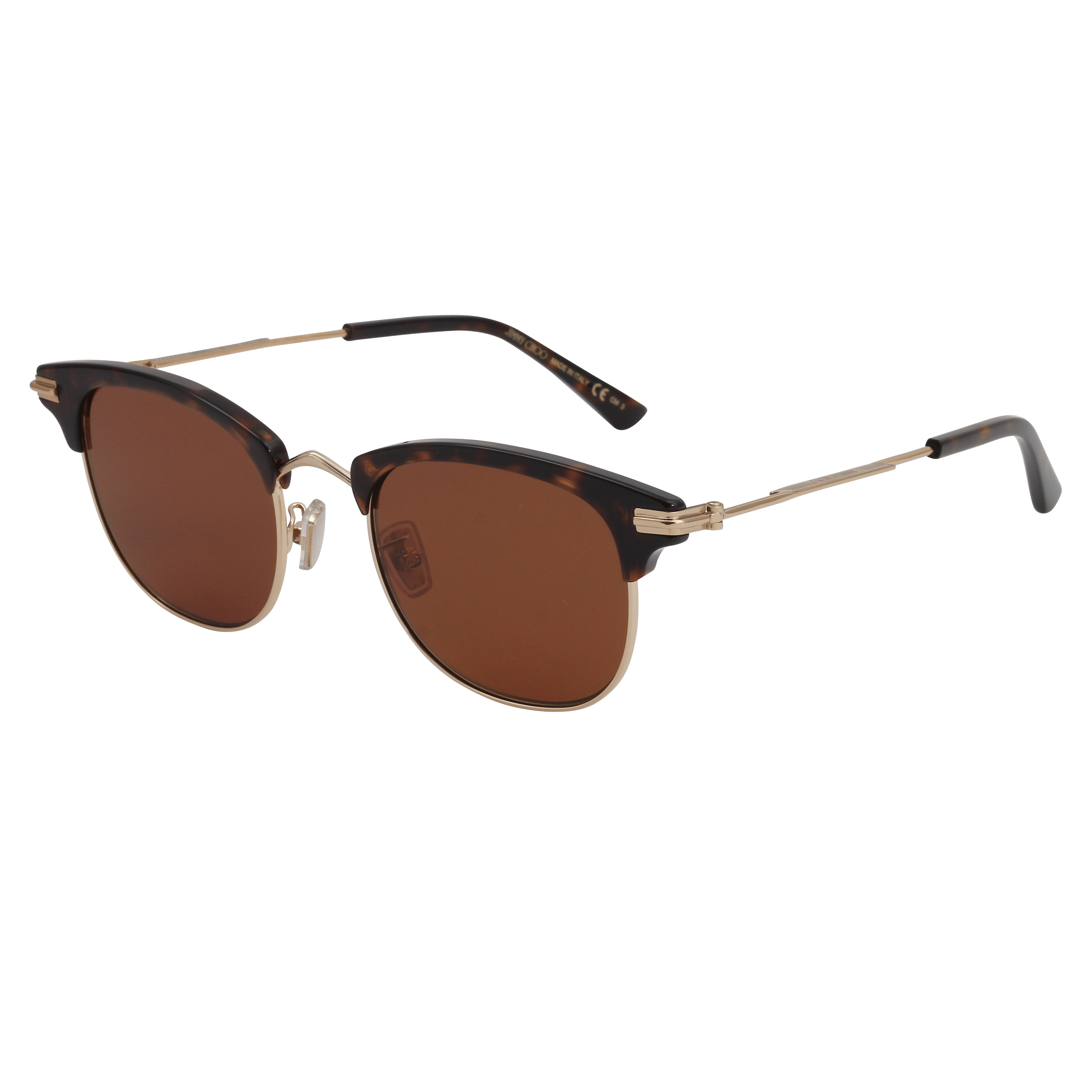 Jimmy Choo SAM/S Sunglass Gold Male Full Metal Sunglass — Gold frame — alternate view