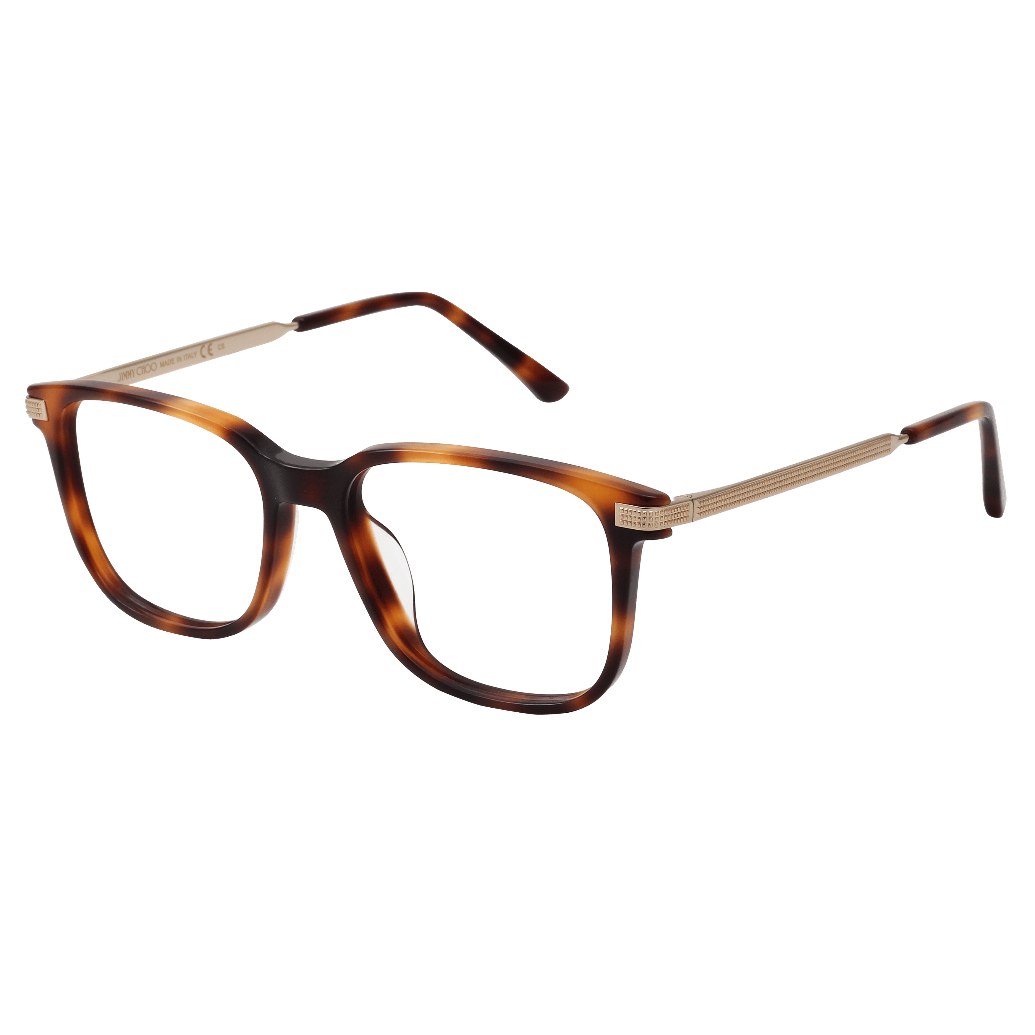 Jimmy Choo JM008/G Frame Brown Male Full Metal Frame — Brown frame — view 1
