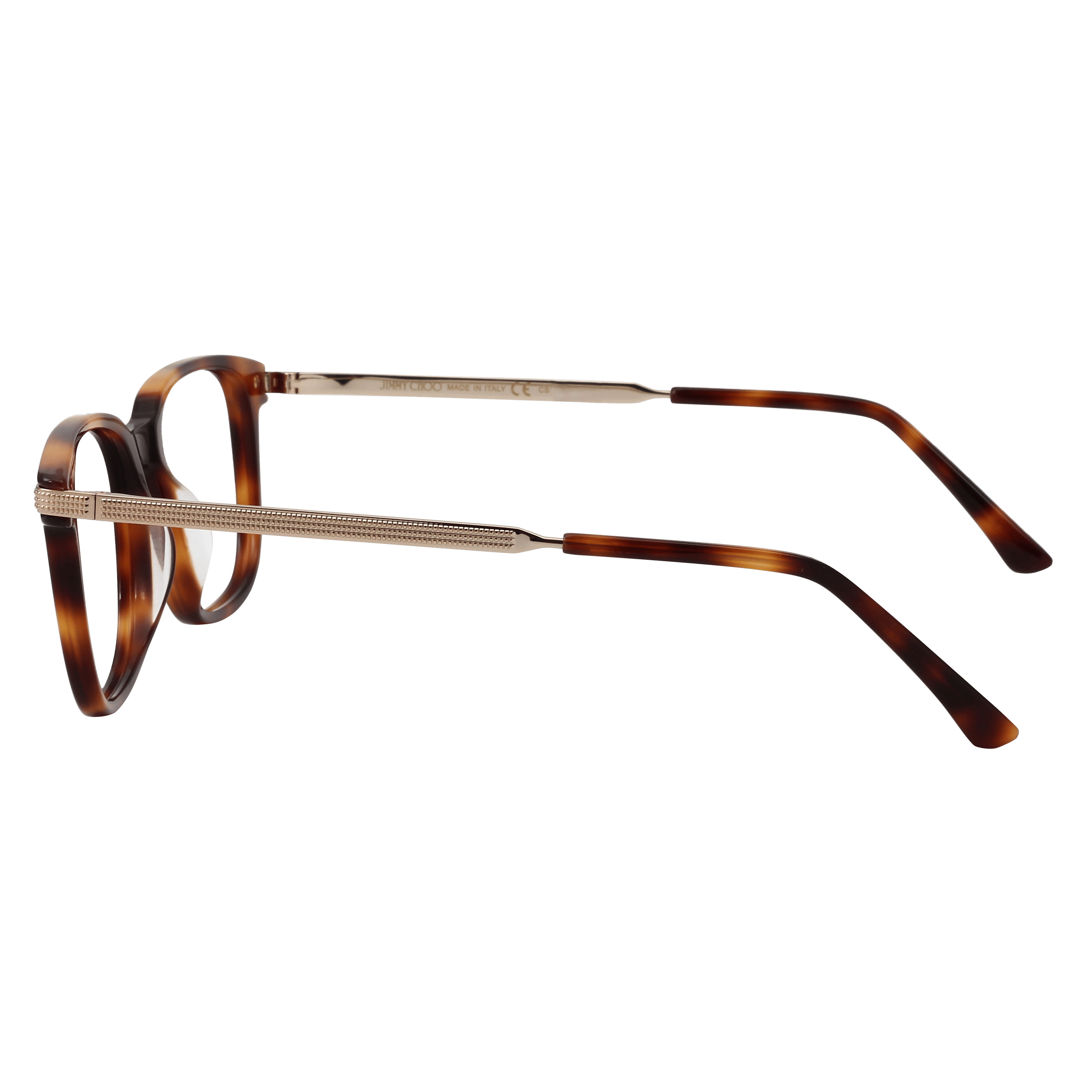 Jimmy Choo JM008/G Frame Brown Male Full Metal Frame — Brown frame — view 3