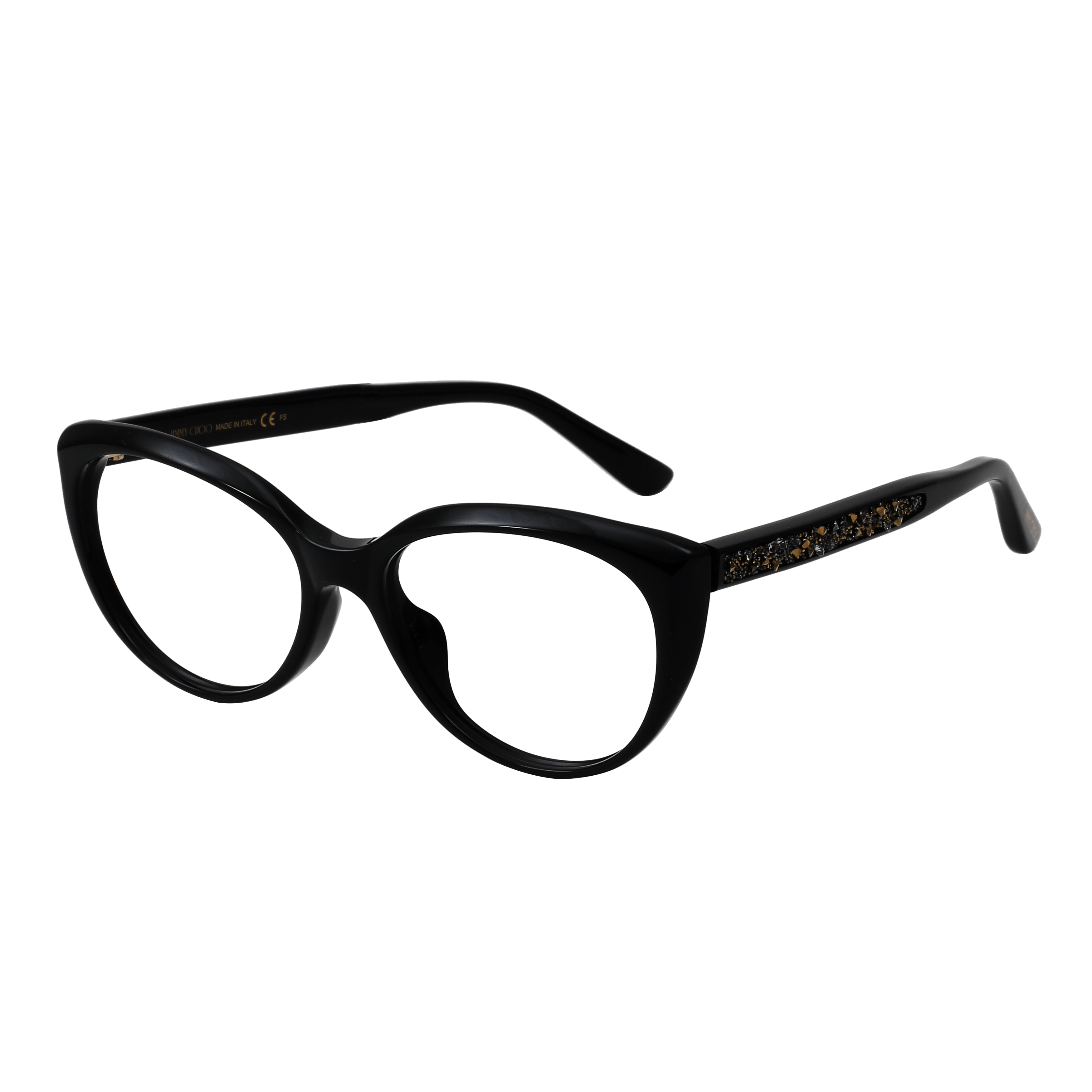 Jimmy Choo JC233/S Frame Black Female Full Shell Frame — Black frame — view 4