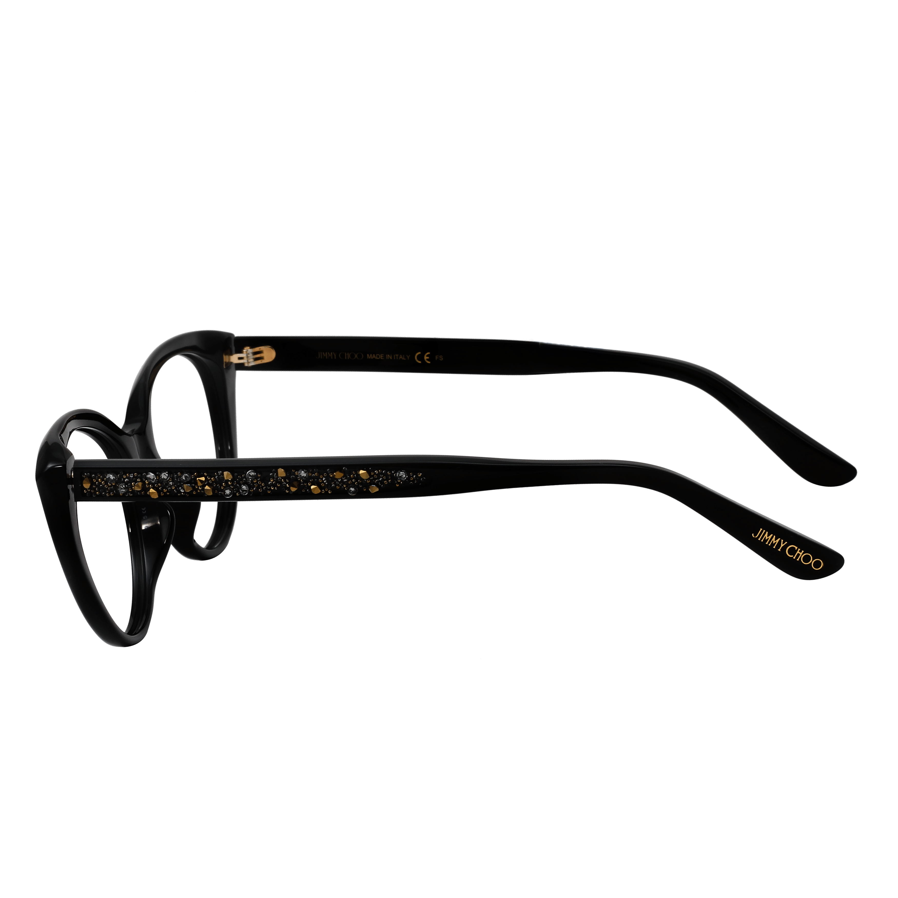 Jimmy Choo JC233/S Frame Black Female Full Shell Frame — Black frame — view 6