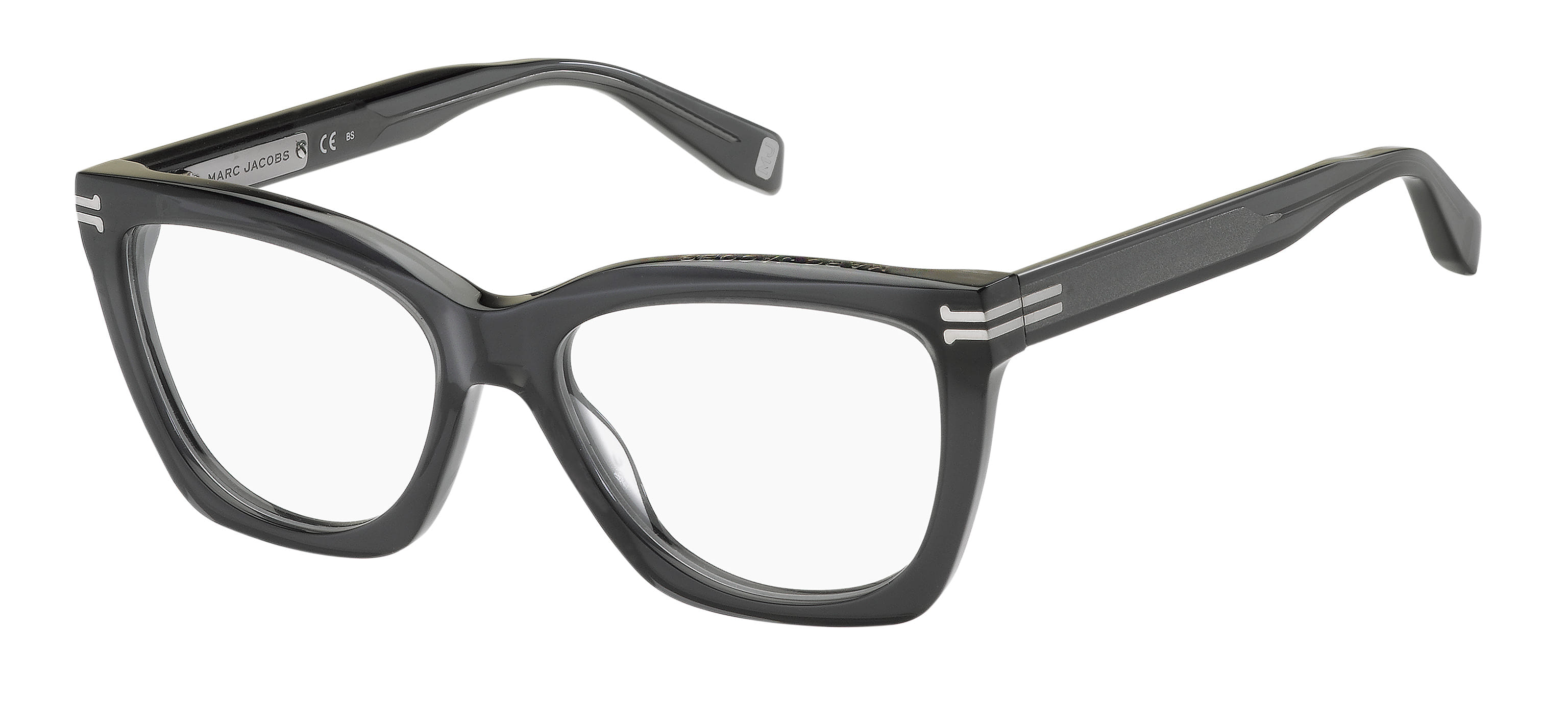 Marc Jacobs MJ 1014 Frame Transparent Grey Male Full Shell Frame — Transparent Grey frame — view 1