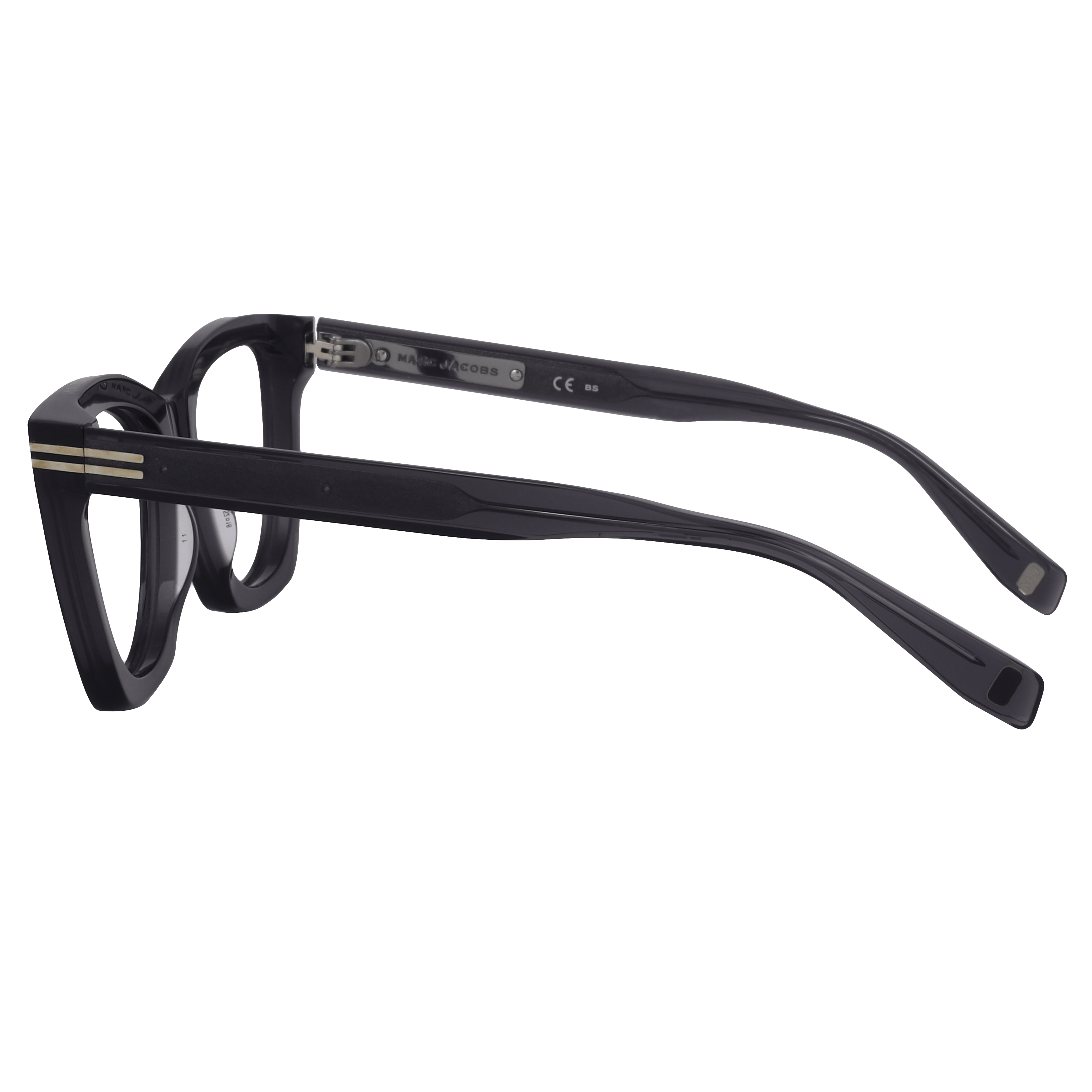 Marc Jacobs MJ 1014 Frame Transparent Grey Male Full Shell Frame — Transparent Grey frame — view 6