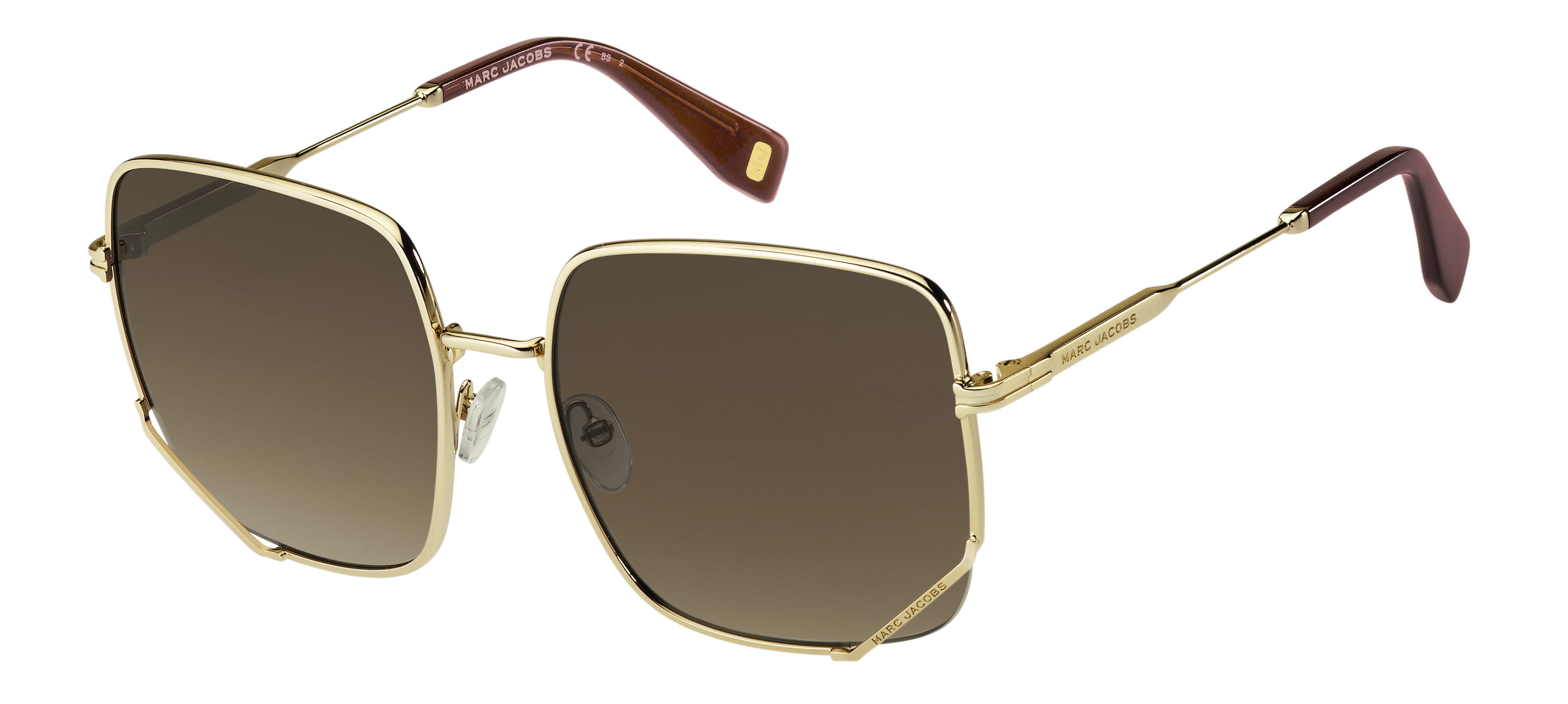 Marc Jacobs 1008/S Sunglass Gold Male Full Metal Sunglass — Gold frame — view 1