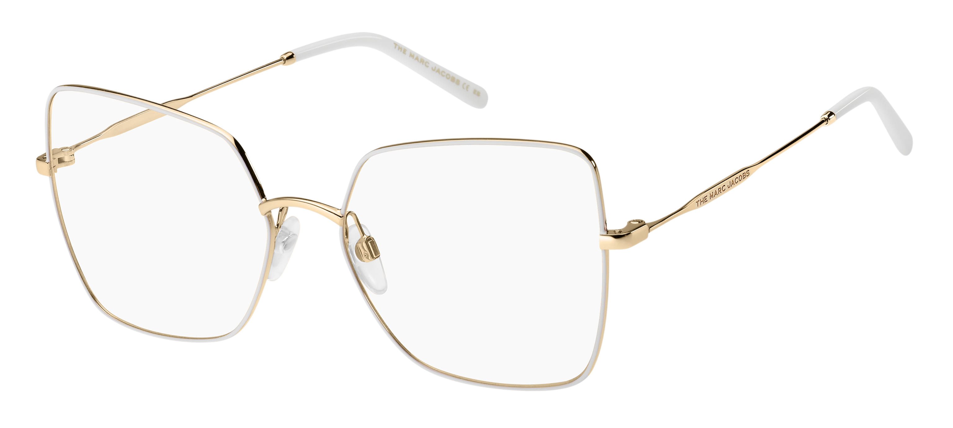 Marc Jacobs MARC 591 Frame Ivory Female Full Stainless Steel — Ivory frame