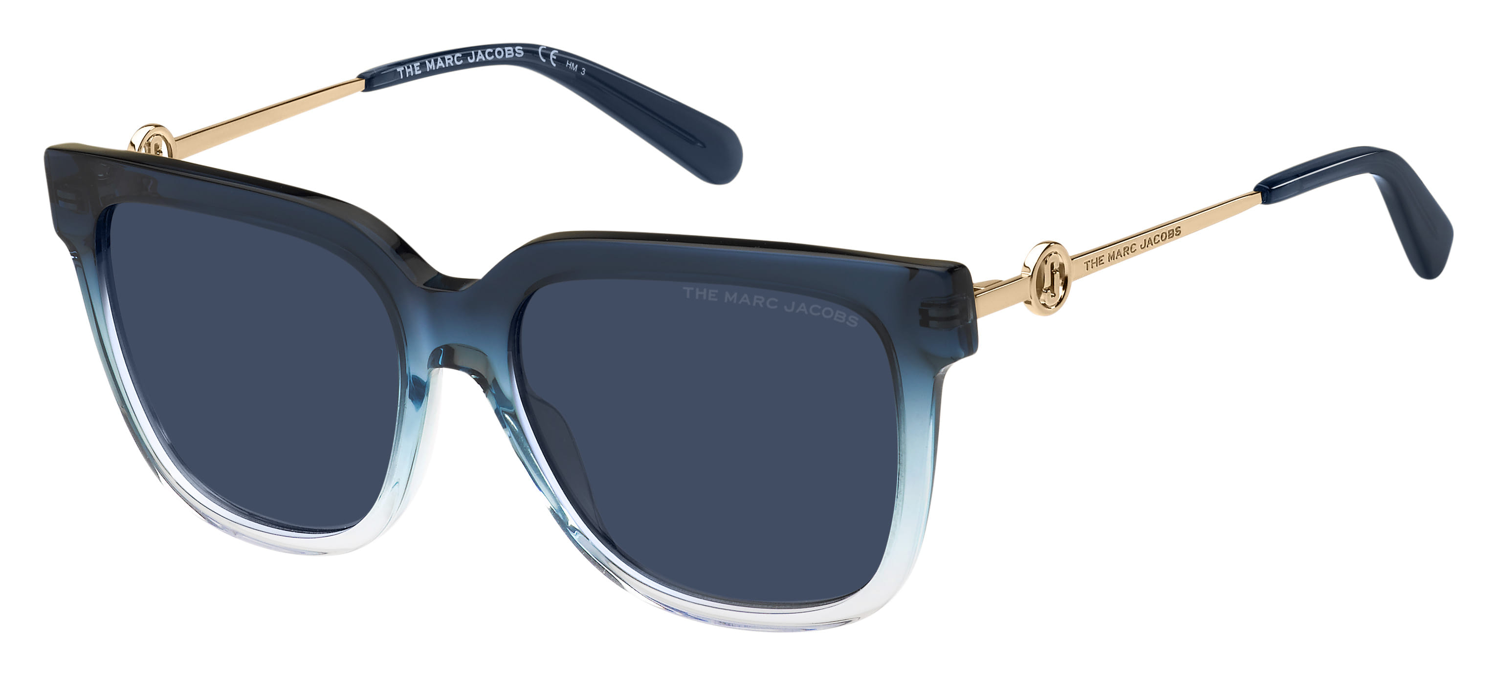 Marc Jacobs MARC 580/S Sunglass Blue Female Full Metal — Blue frame