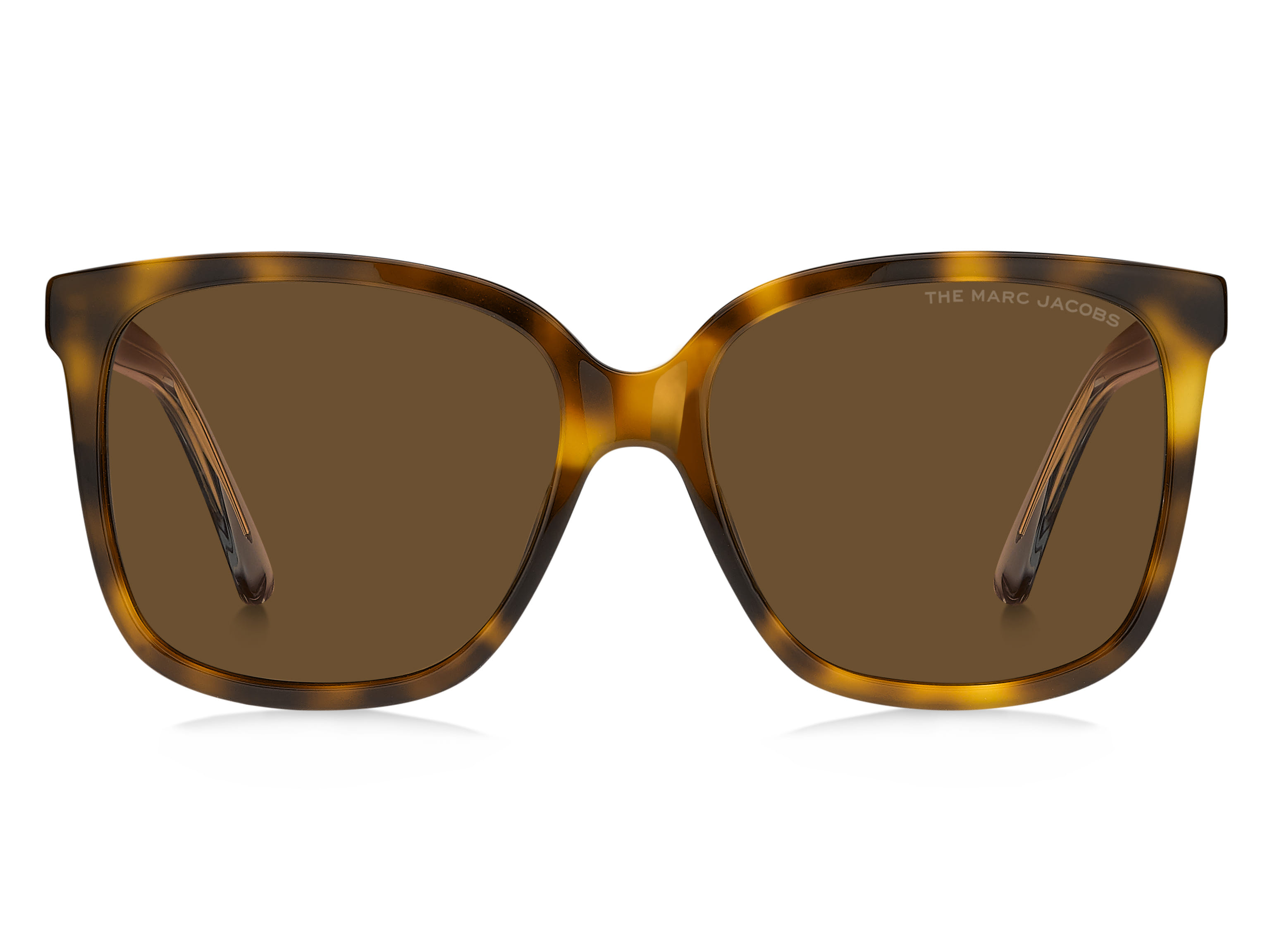 Marc Jacobs MARC 582/S Sunglass Havana Female Full Shell Sunglass — Havana frame — view 2