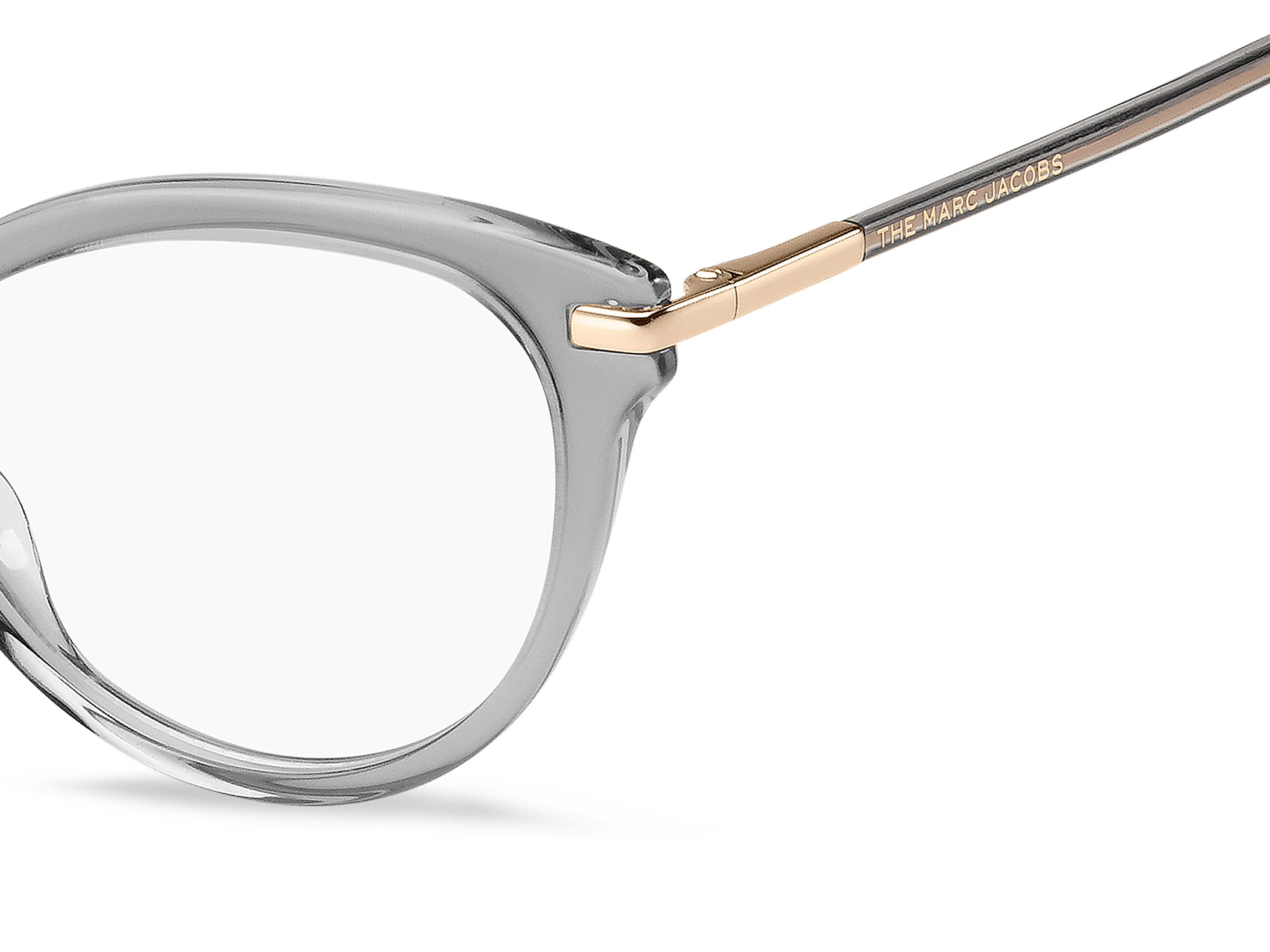 Marc Jacobs MARC 617 Frame Transparent Grey Female Full Shel Frame — view 3