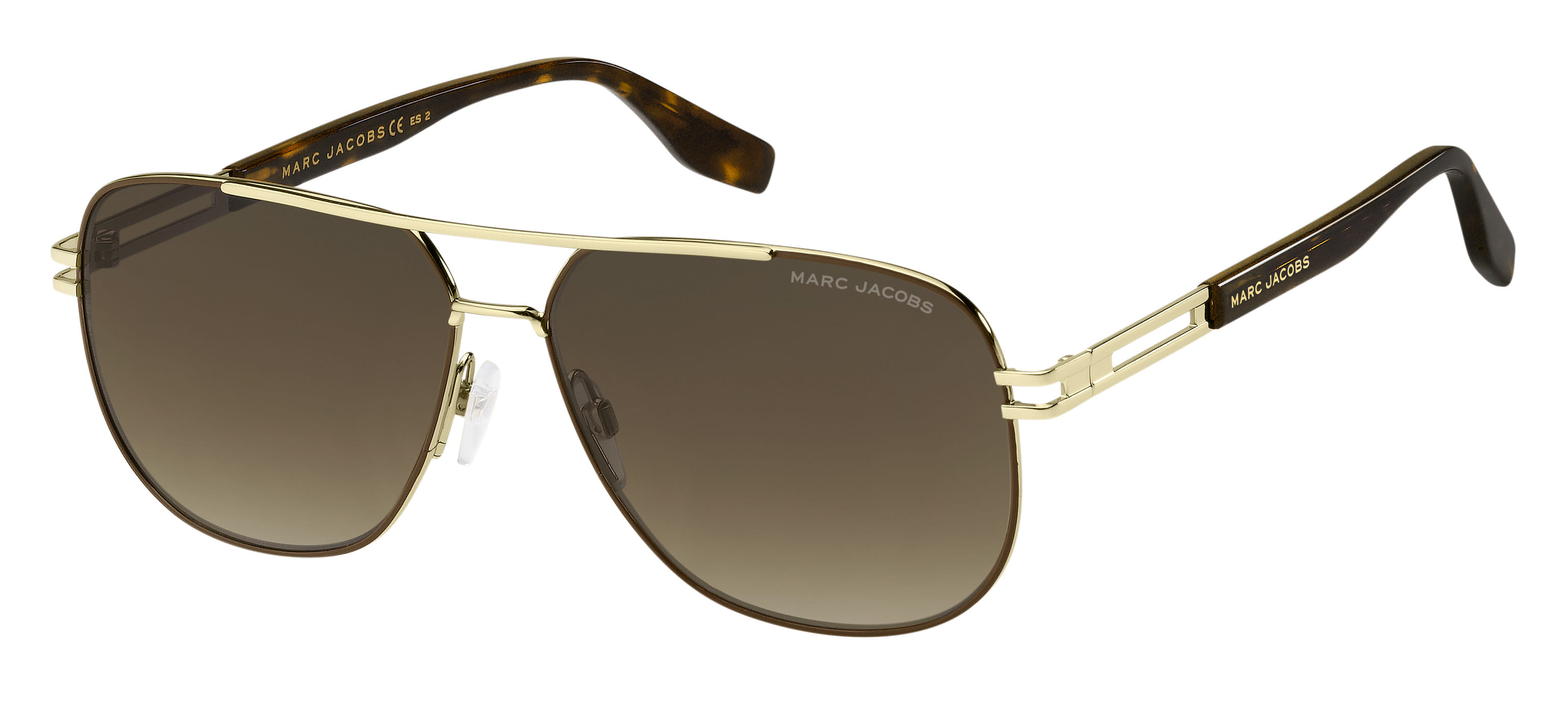 Marc Jacobs MARC 633/S Sunglass Brown Male Full Metal — Brown frame