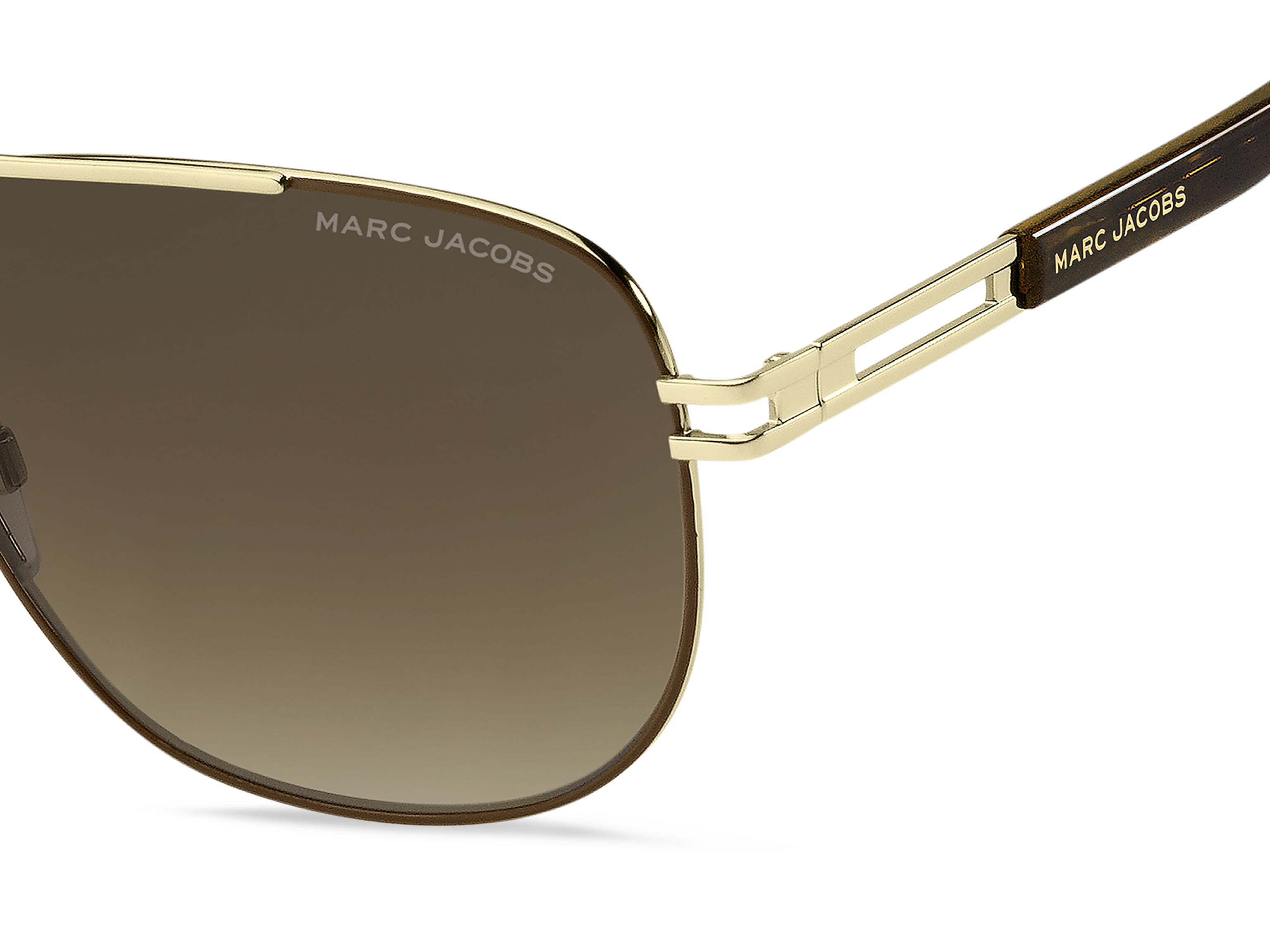 Marc Jacobs MARC 633/S Sunglass Brown Male Full Metal Sunglass — Brown frame — view 3