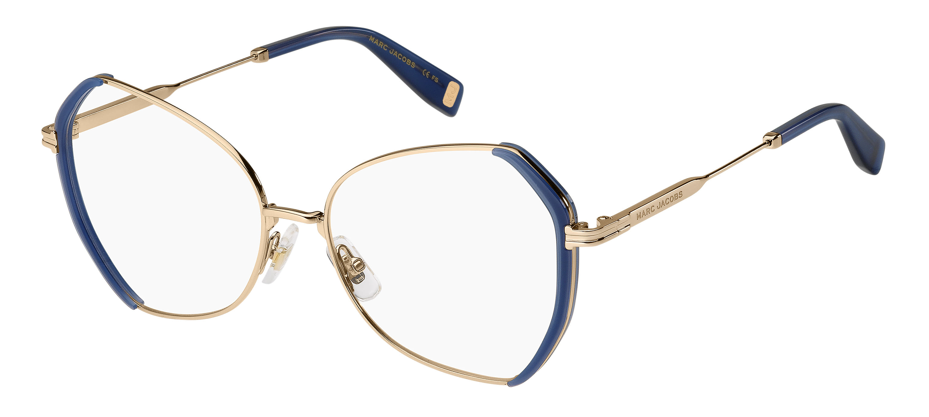 Marc Jacobs Smile FR Marc Jacobs MJ 1081 Frame Gold Female Metal Metal Frame — view 1