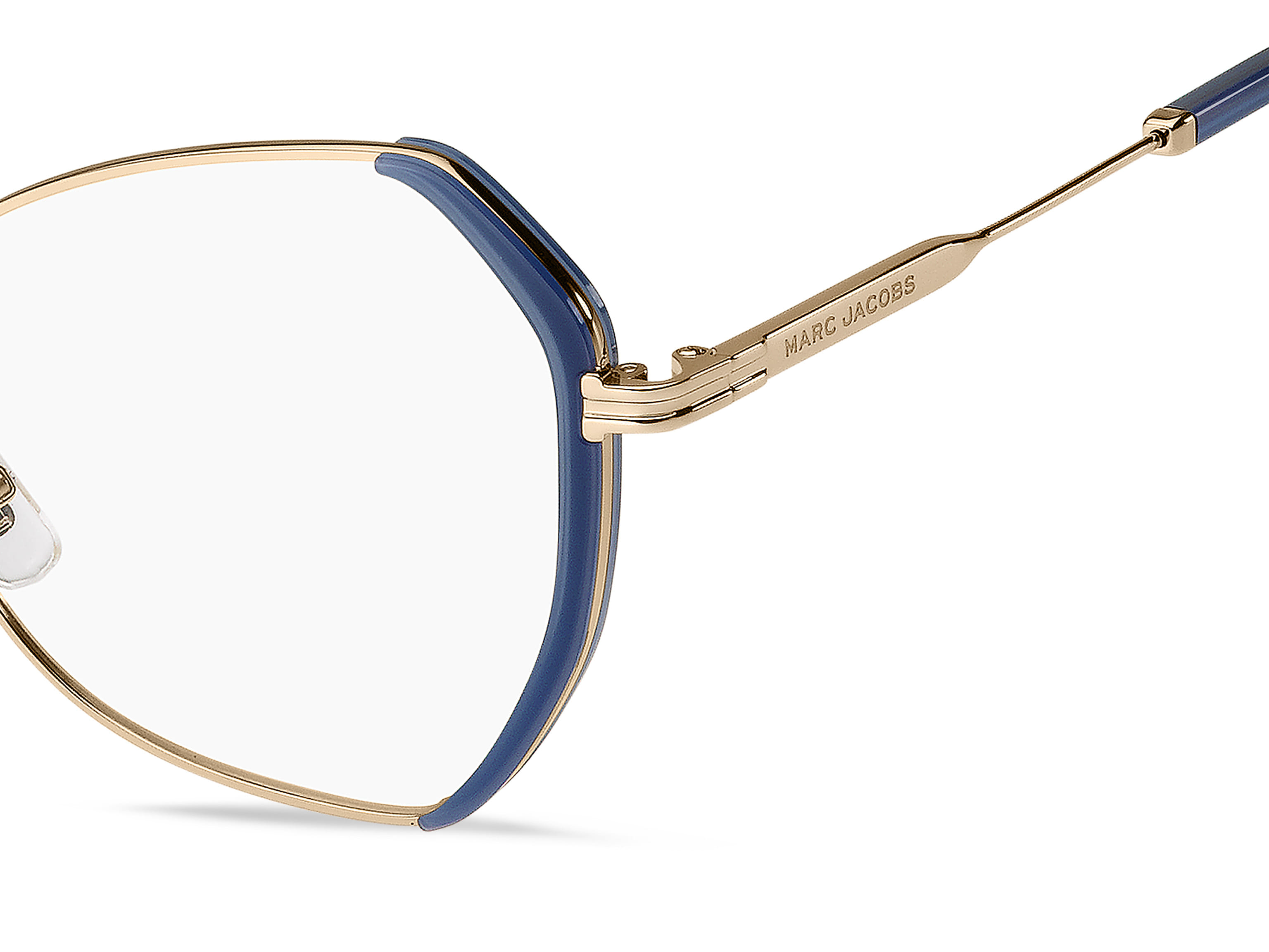 Marc Jacobs Smile FR Marc Jacobs MJ 1081 Frame Gold Female Metal Metal Frame — view 3