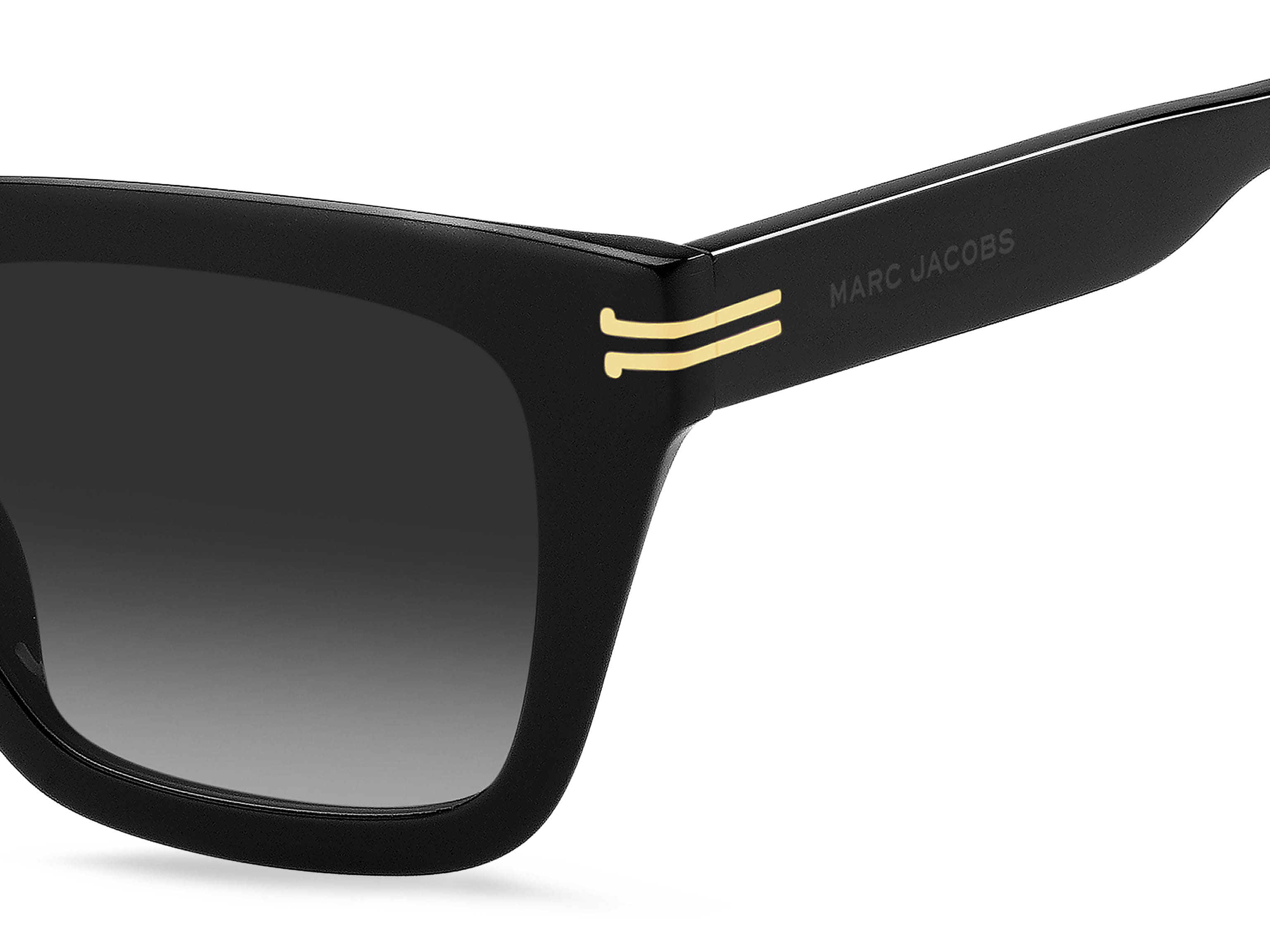 Marc Jacobs MJ 1083/S Sunglass Black Female Full Shell Sunglass — Black frame — view 3