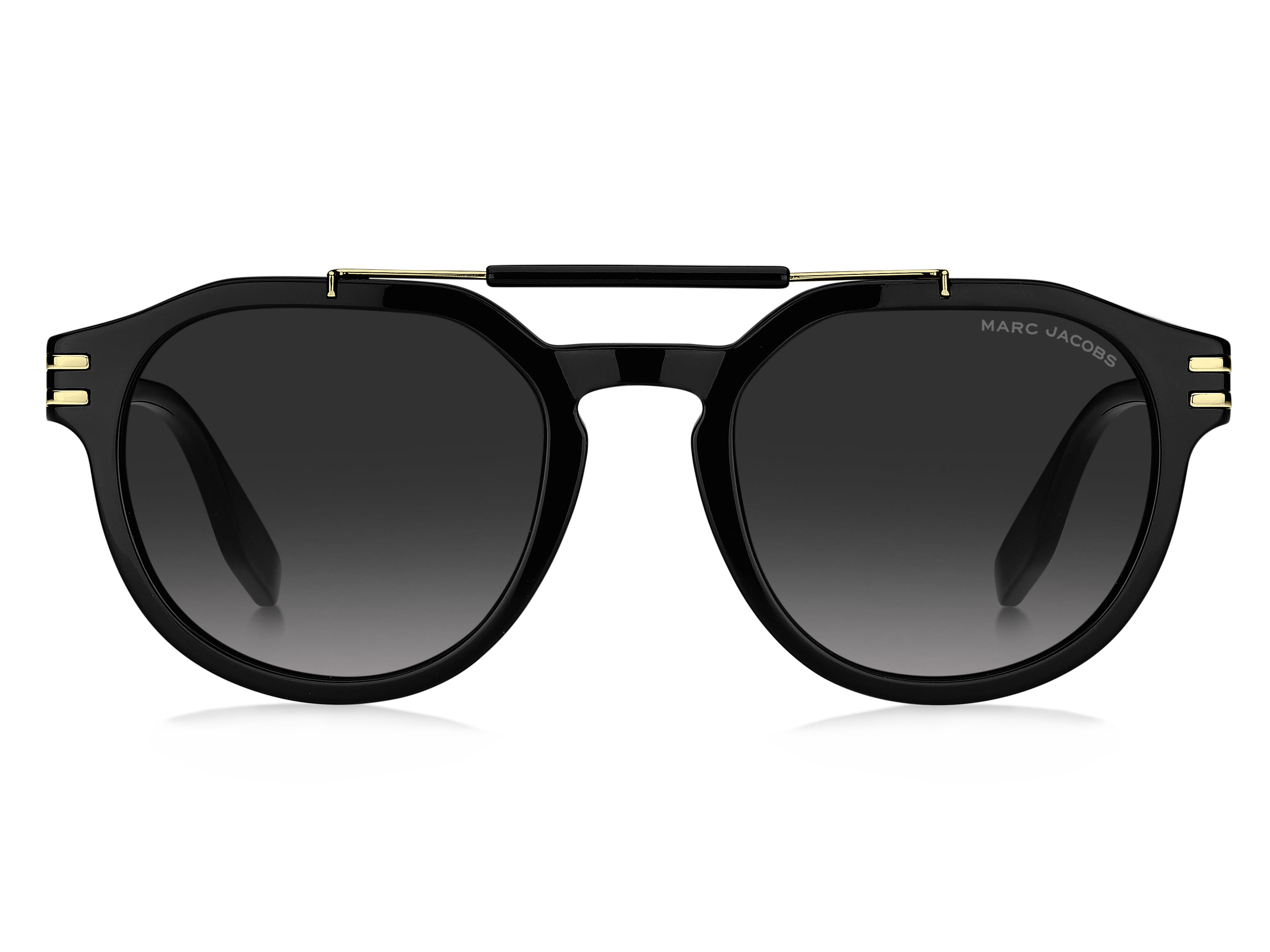 Marc Jacobs MARC 675/S Sunglass Black Male Full Metal Sunglass — Black frame