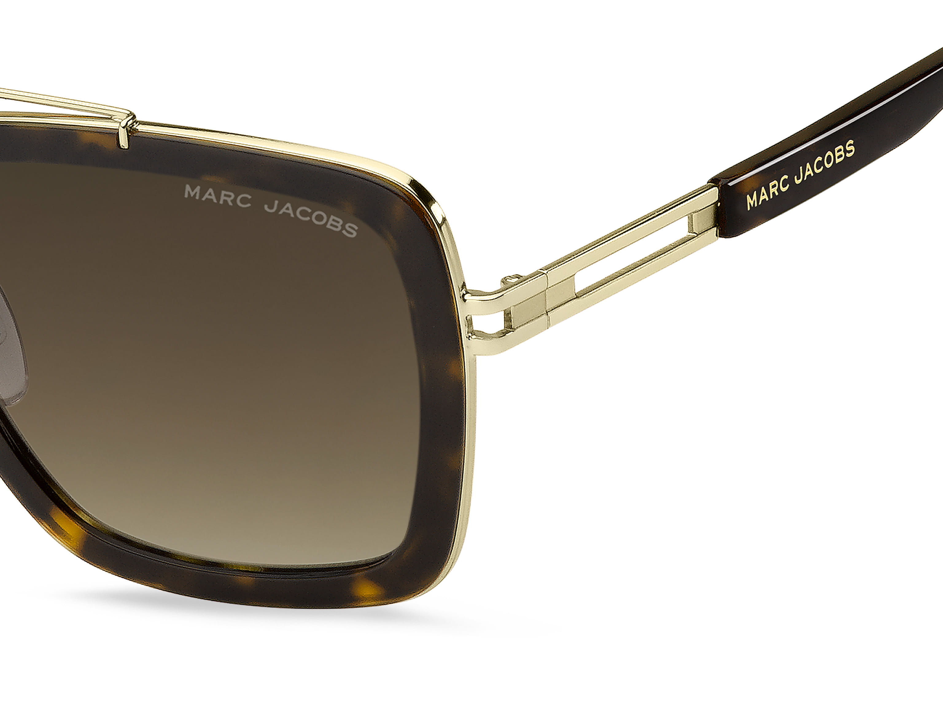 Marc Jacobs MARC 674/S Sunglass Havana Male Full Metal Sunglass — Havana frame — view 3