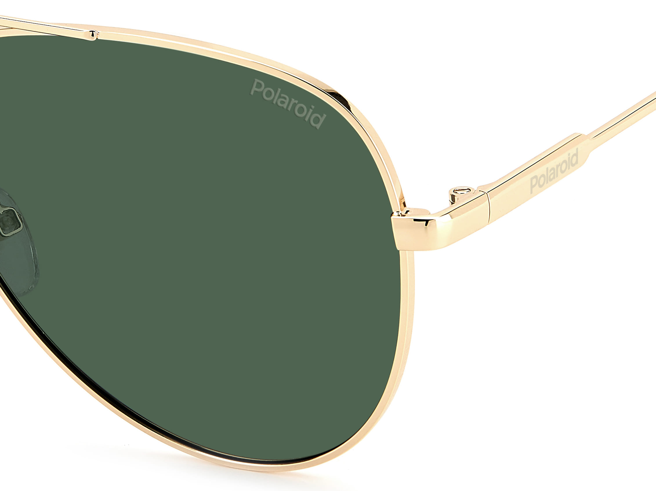 Polaroid PLD6187/S Sunglass Gold Unisex Full Metal Sunglass — Gold frame — view 3