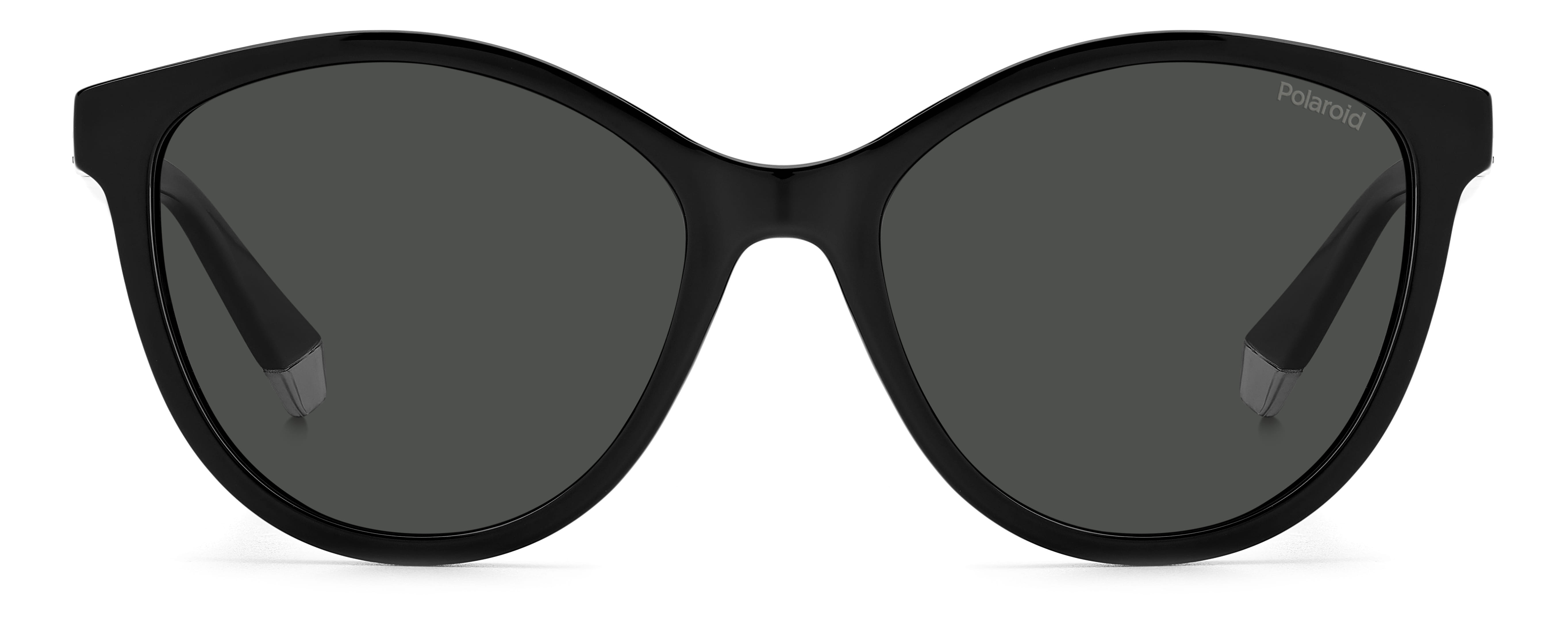 Polaroid PLD4133/S/X Sunglass Black Female Full Shell Sunglass — Black frame — view 2