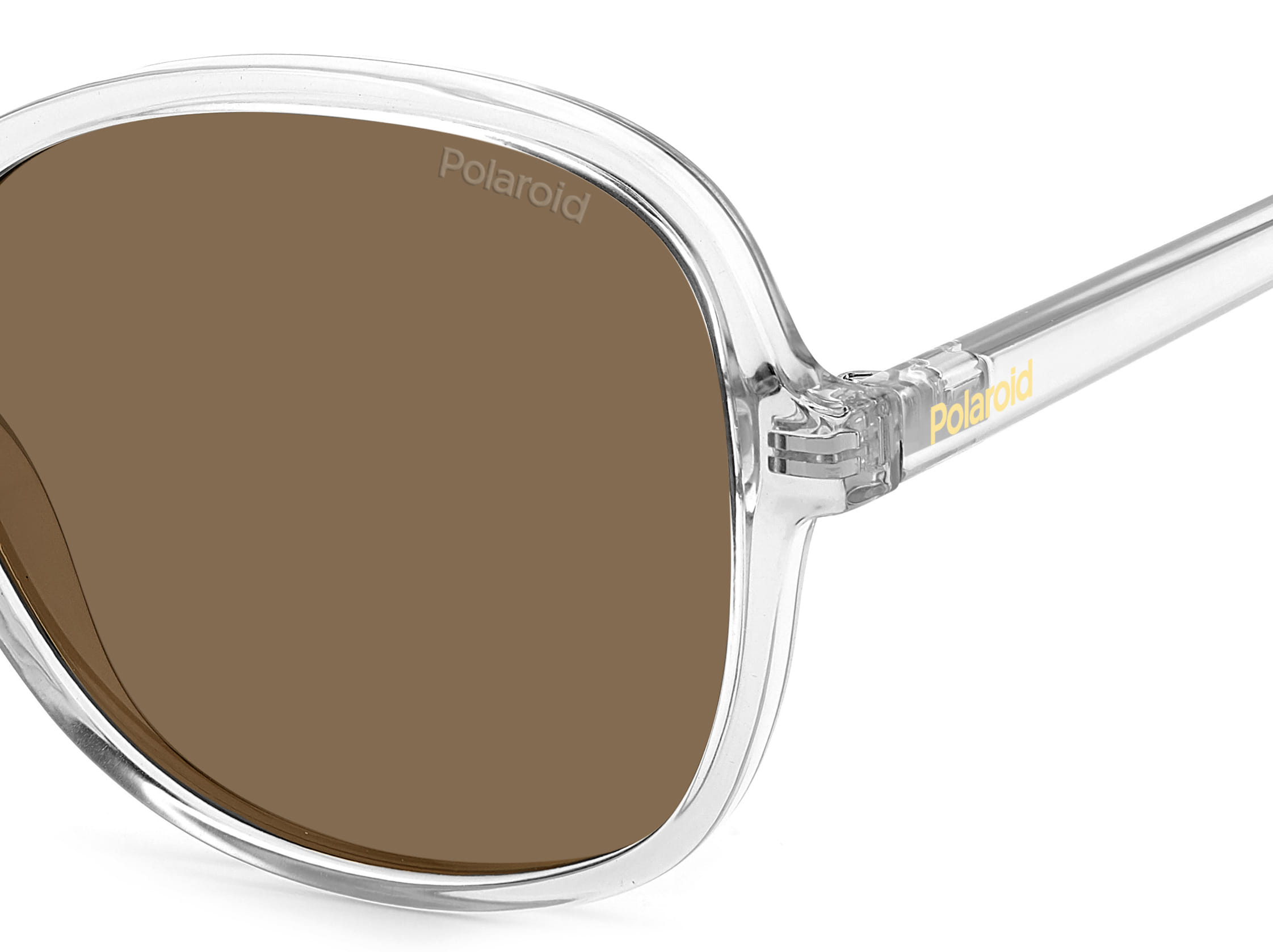 Polaroid PLD4136/S Sunglass Grey Female Full Shell Sunglass — Grey frame — view 3